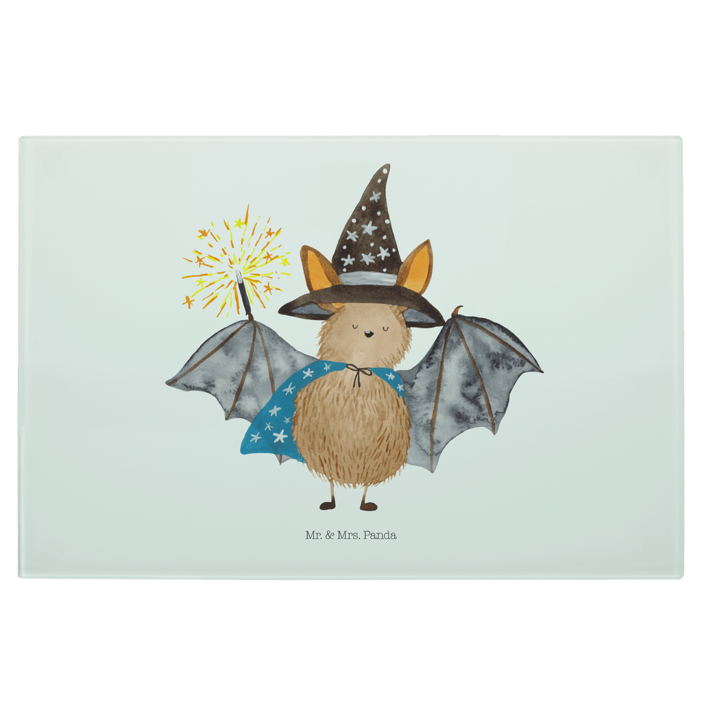 Medium Glas Schneidbrett Fledermaus Zauberer Glasschneidebrett, Schneidebrett, Tiermotive, Gute Laune, lustige Sprüche, Tiere, Fledermaus, Fledermäuse, Zauberer, Magier, Frauen, reinsteigern