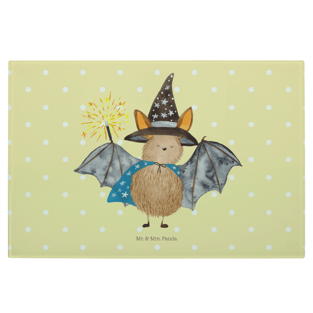 Medium Glas Schneidbrett Fledermaus Zauberer Glasschneidebrett, Schneidebrett, Tiermotive, Gute Laune, lustige Sprüche, Tiere, Fledermaus, Fledermäuse, Zauberer, Magier, Frauen, reinsteigern