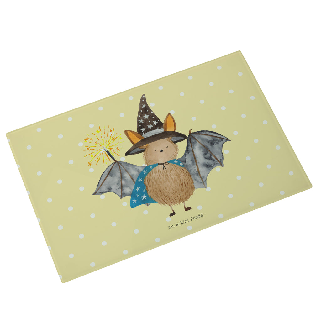 Medium Glas Schneidbrett Fledermaus Zauberer Glasschneidebrett, Schneidebrett, Tiermotive, Gute Laune, lustige Sprüche, Tiere, Fledermaus, Fledermäuse, Zauberer, Magier, Frauen, reinsteigern