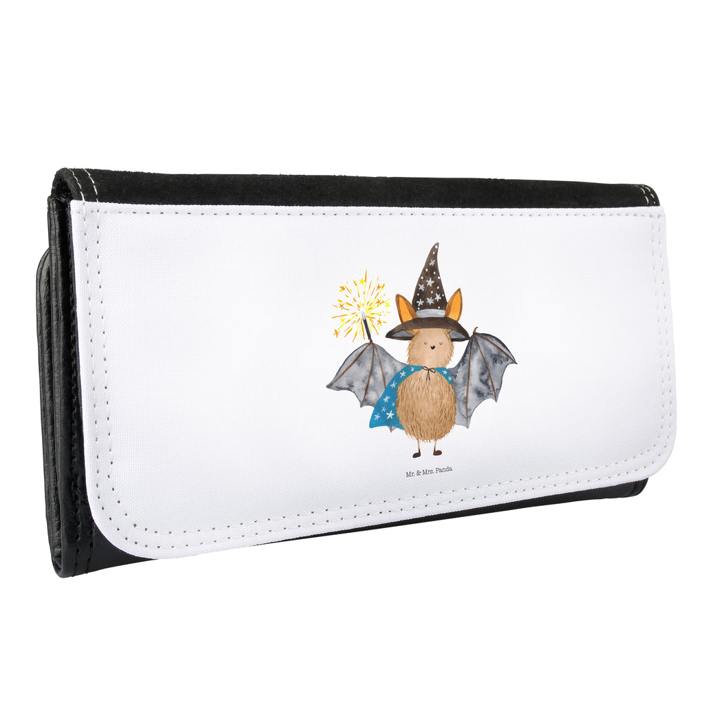 Damen Portemonnaie Fledermaus Zauberer Portemonnaie, Portemonee, Geldbörse, Damen, Groß, XXL, Geldbeutel, Portemonnaies, Tiermotive, Gute Laune, lustige Sprüche, Tiere, Fledermaus, Fledermäuse, Zauberer, Magier, Frauen, reinsteigern