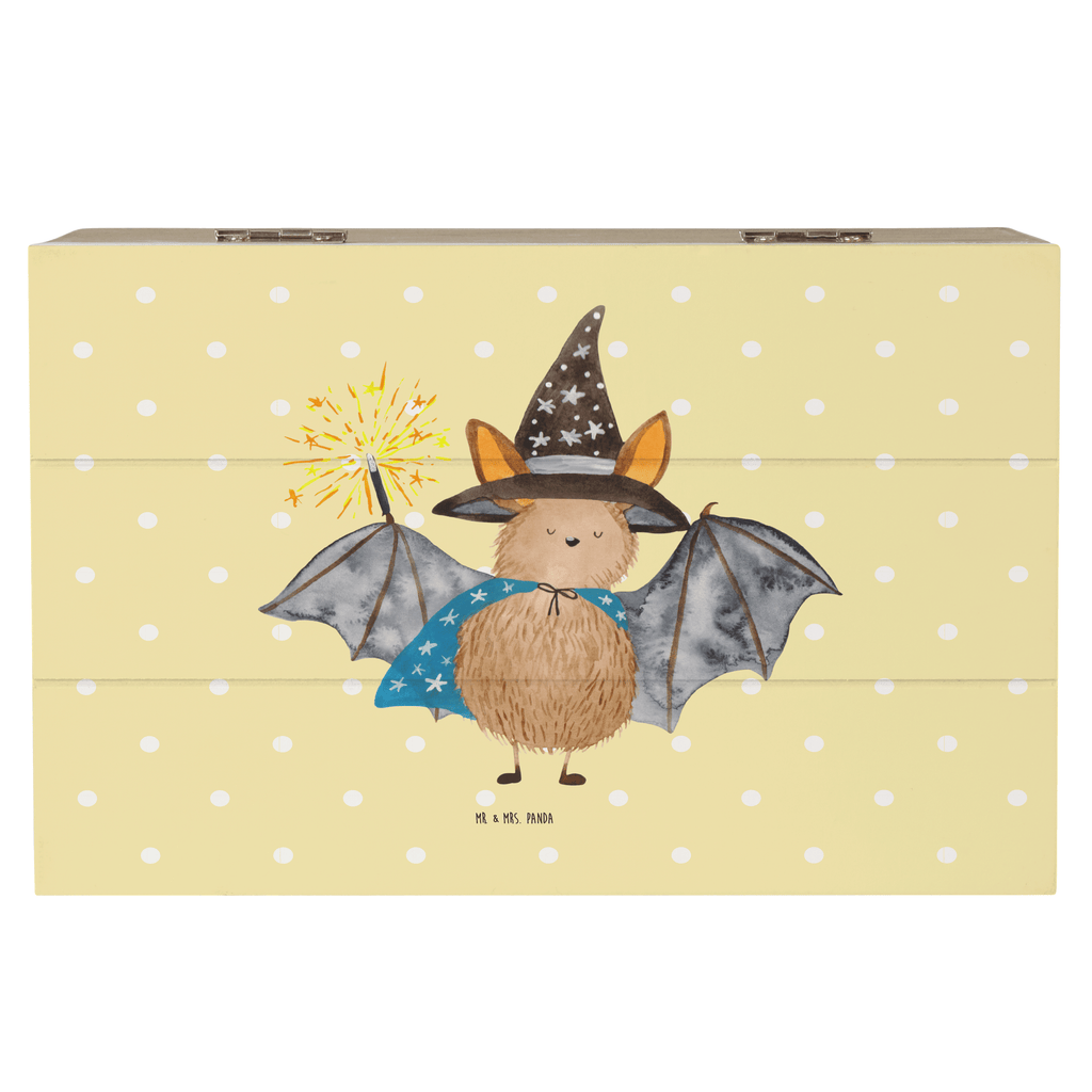 Holzkiste Fledermaus Zauberer Holzkiste, Kiste, Schatzkiste, Truhe, Schatulle, XXL, Erinnerungsbox, Erinnerungskiste, Dekokiste, Aufbewahrungsbox, Tiermotive, Gute Laune, lustige Sprüche, Tiere, Fledermaus, Fledermäuse, Zauberer, Magier, Frauen, reinsteigern