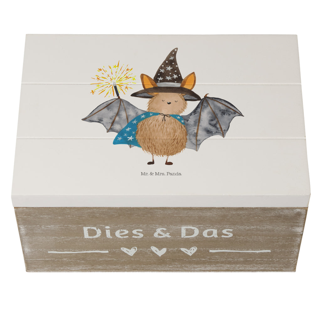 Holzkiste Fledermaus Zauberer Holzkiste, Kiste, Schatzkiste, Truhe, Schatulle, XXL, Erinnerungsbox, Erinnerungskiste, Dekokiste, Aufbewahrungsbox, Tiermotive, Gute Laune, lustige Sprüche, Tiere, Fledermaus, Fledermäuse, Zauberer, Magier, Frauen, reinsteigern