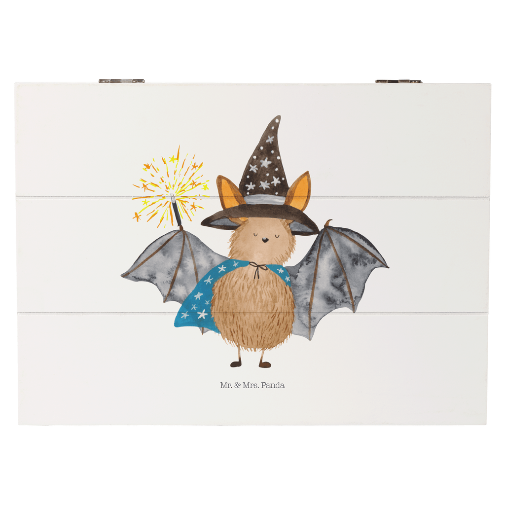 Holzkiste Fledermaus Zauberer Holzkiste, Kiste, Schatzkiste, Truhe, Schatulle, XXL, Erinnerungsbox, Erinnerungskiste, Dekokiste, Aufbewahrungsbox, Tiermotive, Gute Laune, lustige Sprüche, Tiere, Fledermaus, Fledermäuse, Zauberer, Magier, Frauen, reinsteigern