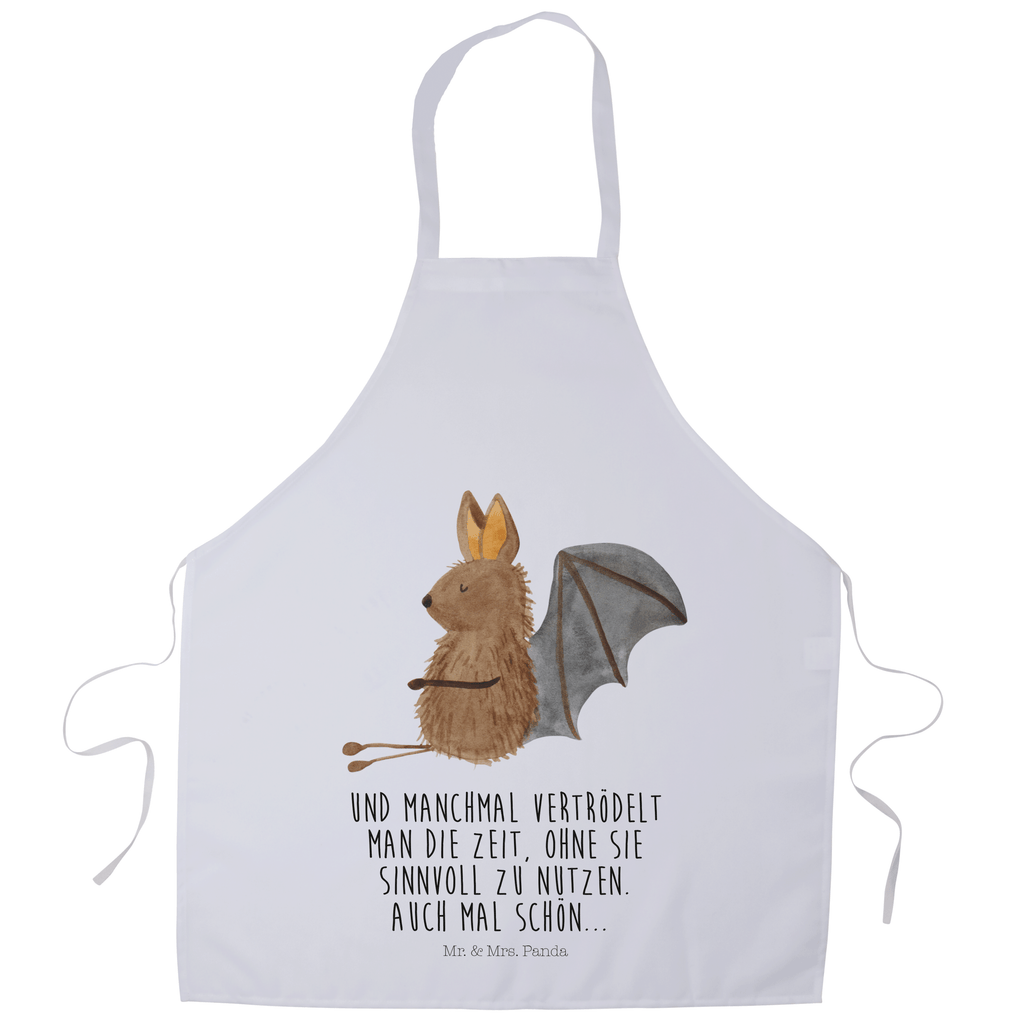 Kochschürze Fledermaus sitzend Schürze, Backschürze, Küchenschürze, Grillschürze, Latzschürze, Tiermotive, Gute Laune, lustige Sprüche, Tiere, Fledermaus, Fledermäuse, Motivation, entspannen