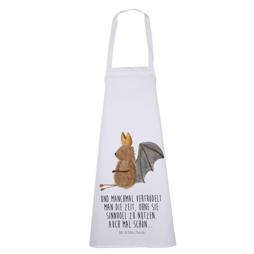 Kochschürze Fledermaus sitzend Schürze, Backschürze, Küchenschürze, Grillschürze, Latzschürze, Tiermotive, Gute Laune, lustige Sprüche, Tiere, Fledermaus, Fledermäuse, Motivation, entspannen