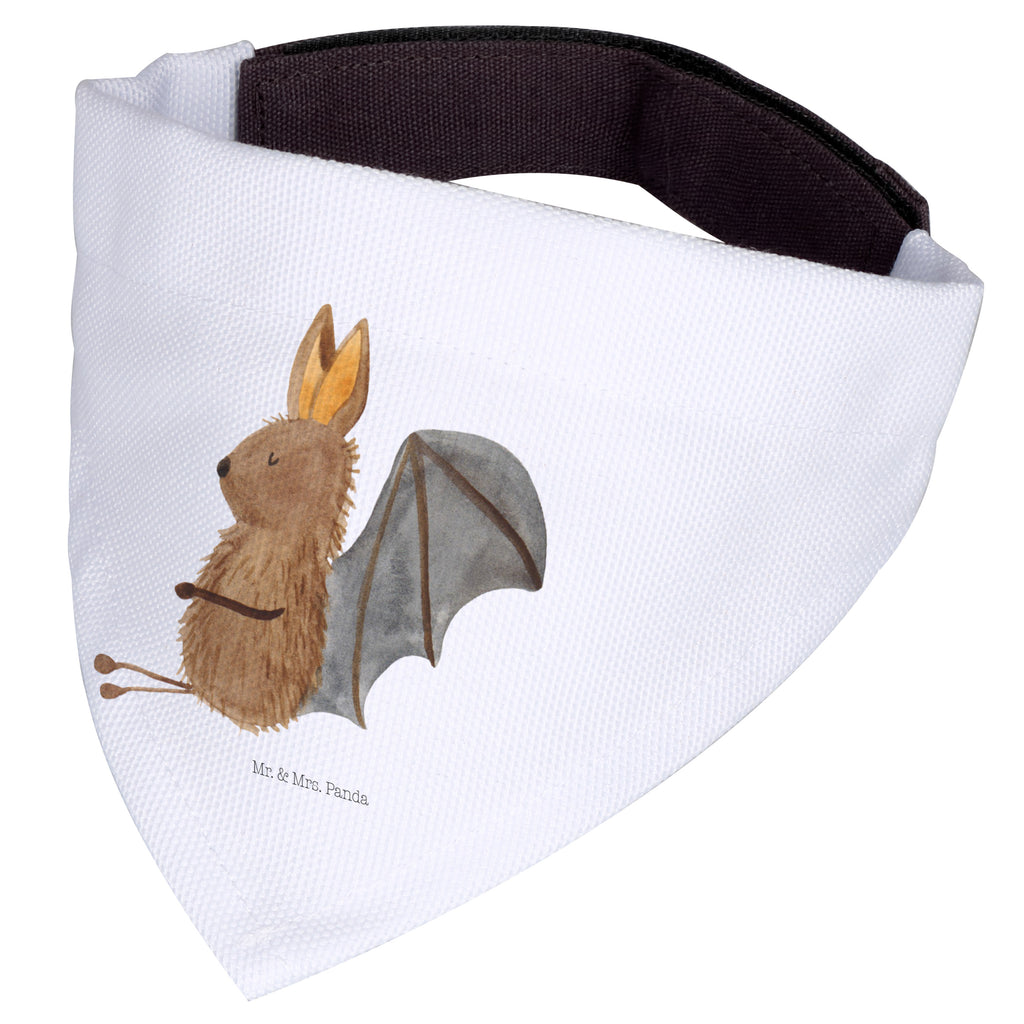 Hundehalstuch M Fledermaus sitzend Hundehalstuch, Halstuch, Hunde, Tuch, mittel, mittelgroße Hunde, Tiermotive, Gute Laune, lustige Sprüche, Tiere, Fledermaus, Fledermäuse, Motivation, entspannen