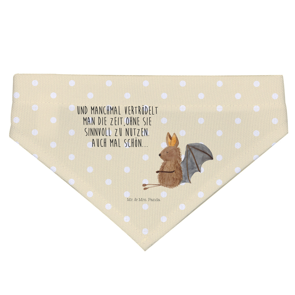 Hundehalstuch M Fledermaus sitzend Hundehalstuch, Halstuch, Hunde, Tuch, mittel, mittelgroße Hunde, Tiermotive, Gute Laune, lustige Sprüche, Tiere, Fledermaus, Fledermäuse, Motivation, entspannen
