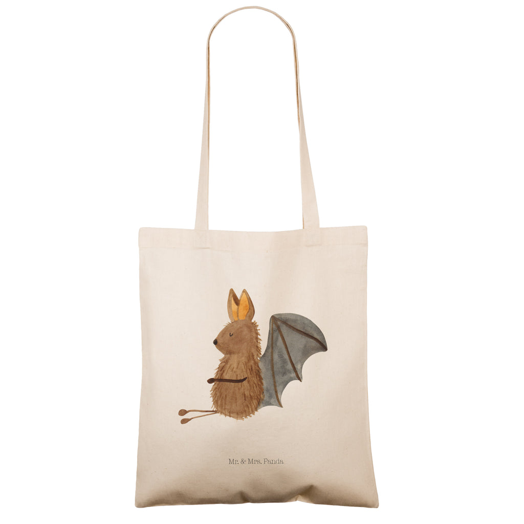 Tragetasche Fledermaus sitzend Beuteltasche, Beutel, Einkaufstasche, Jutebeutel, Stoffbeutel, Tiermotive, Gute Laune, lustige Sprüche, Tiere, Fledermaus, Fledermäuse, Motivation, entspannen