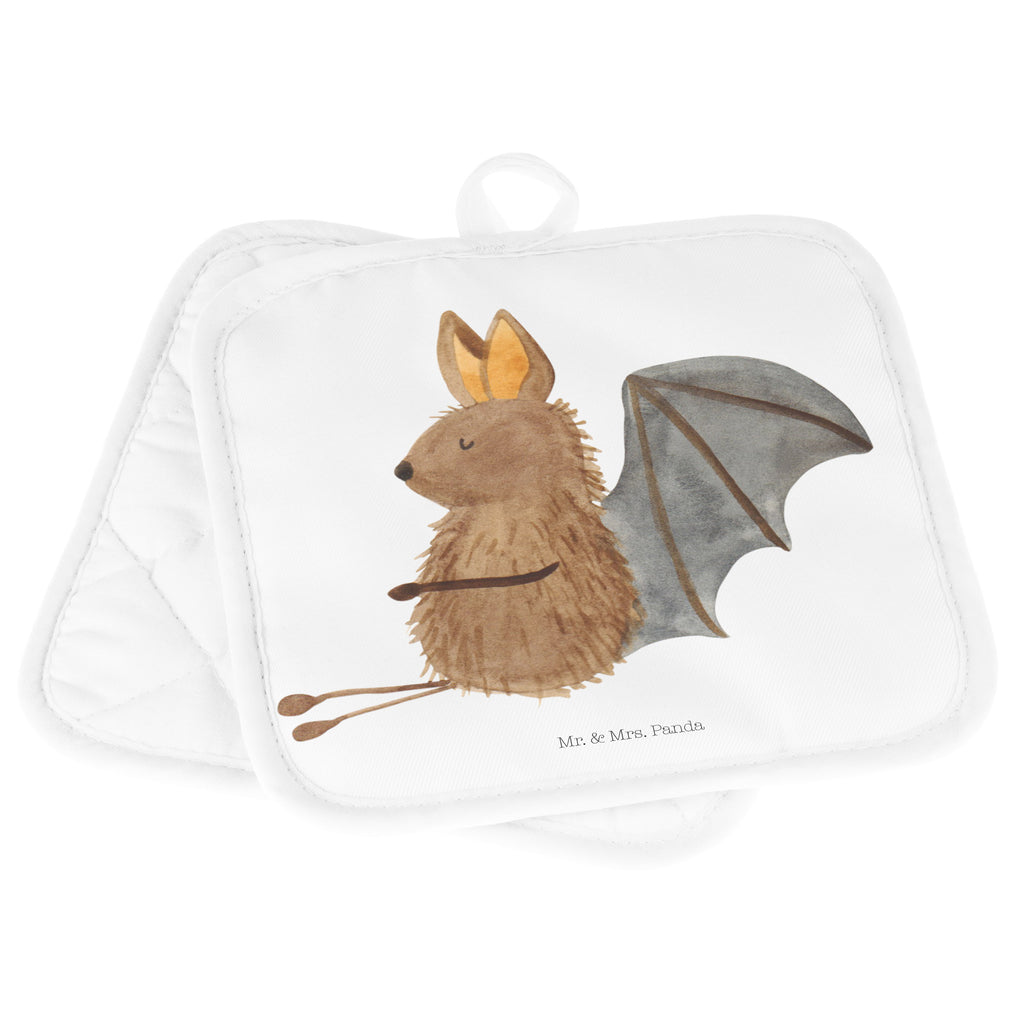 2er Set Topflappen  Fledermaus sitzend Topflappen, Topfuntersetzer, Ofenhandschuh, Topflappen Set, Topflappen lustig, Topflappen mit Spruch, Tiermotive, Gute Laune, lustige Sprüche, Tiere, Fledermaus, Fledermäuse, Motivation, entspannen