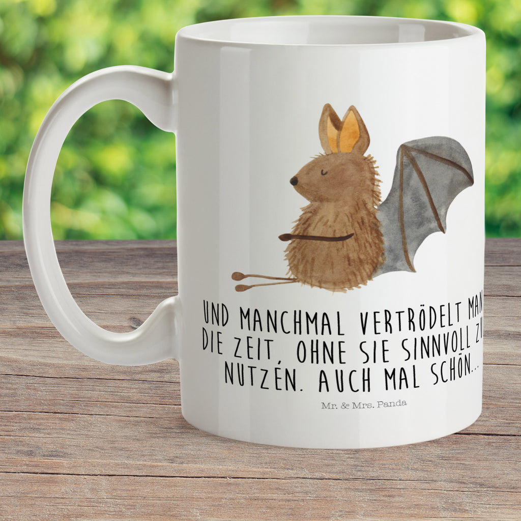 Kindertasse Fledermaus sitzend Kunststoff Tasse, Kindergarten, Tasse, Trinkbecher, Camping Becher, Kaffeetasse, Kunststoffbecher, Kindergartenbecher, Outdoorgeschirr, Kunststoffgeschirr, Reisebecher, Reisetasse, Kinderbecher, Tiermotive, Gute Laune, lustige Sprüche, Tiere, Fledermaus, Fledermäuse, Motivation, entspannen