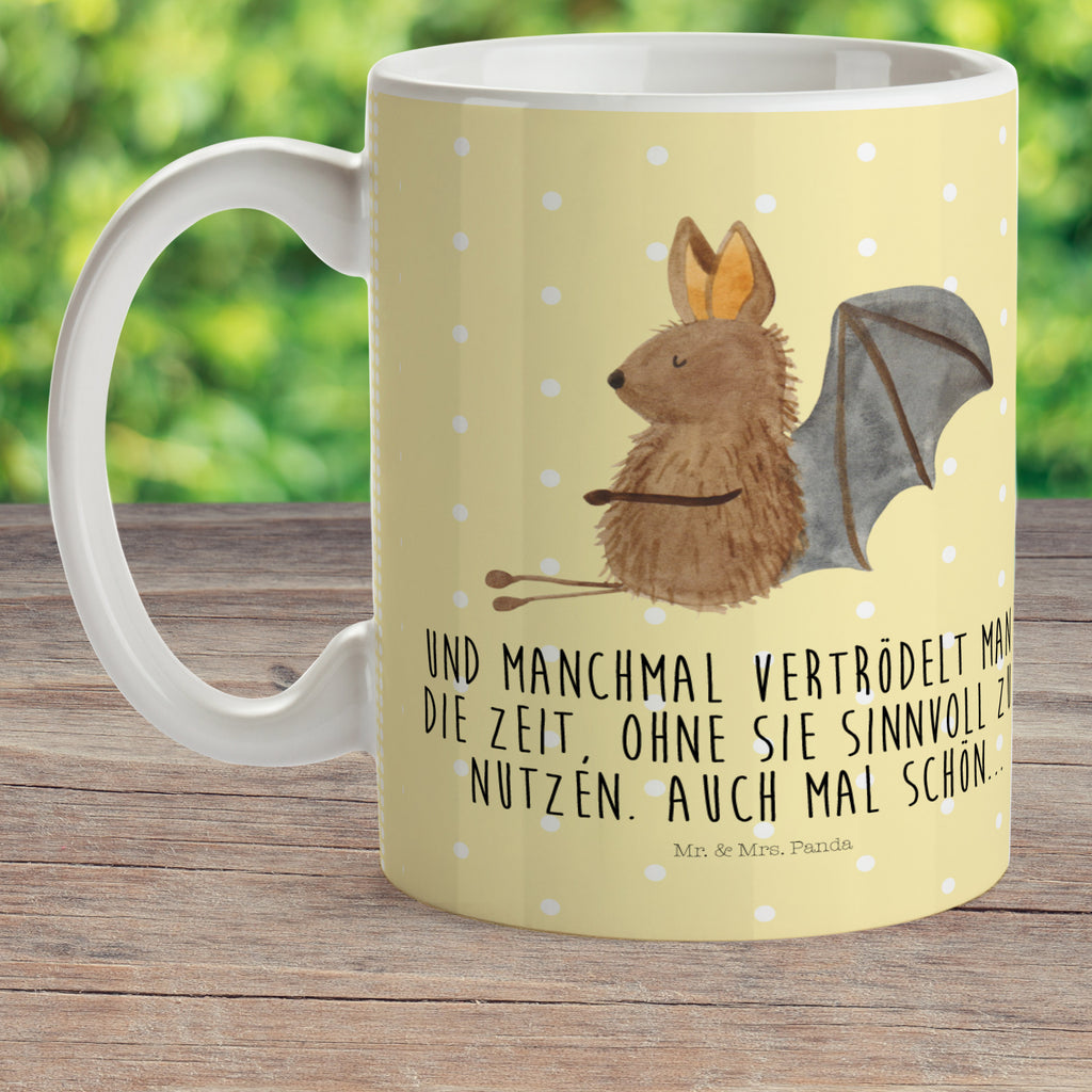 Kindertasse Fledermaus sitzend Kunststoff Tasse, Kindergarten, Tasse, Trinkbecher, Camping Becher, Kaffeetasse, Kunststoffbecher, Kindergartenbecher, Outdoorgeschirr, Kunststoffgeschirr, Reisebecher, Reisetasse, Kinderbecher, Tiermotive, Gute Laune, lustige Sprüche, Tiere, Fledermaus, Fledermäuse, Motivation, entspannen