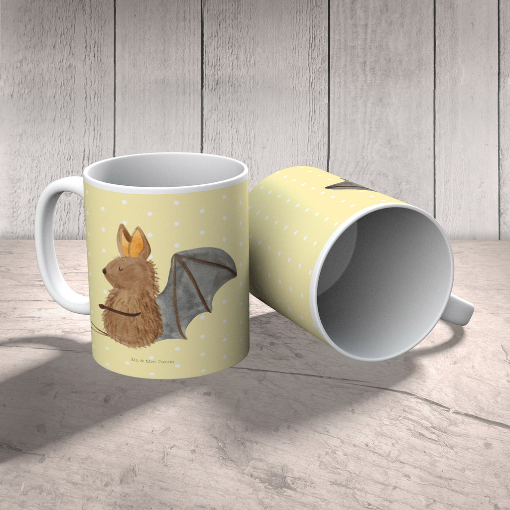 Kindertasse Fledermaus sitzend Kunststoff Tasse, Kindergarten, Tasse, Trinkbecher, Camping Becher, Kaffeetasse, Kunststoffbecher, Kindergartenbecher, Outdoorgeschirr, Kunststoffgeschirr, Reisebecher, Reisetasse, Kinderbecher, Tiermotive, Gute Laune, lustige Sprüche, Tiere, Fledermaus, Fledermäuse, Motivation, entspannen