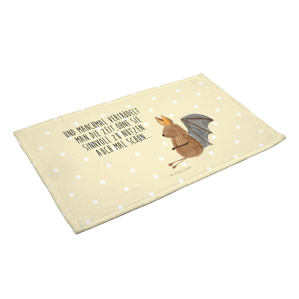 Gäste Handtuch Fledermaus sitzend Gästetuch, Reisehandtuch, Sport Handtuch, Frottier, Kinder Handtuch, Tiermotive, Gute Laune, lustige Sprüche, Tiere, Fledermaus, Fledermäuse, Motivation, entspannen