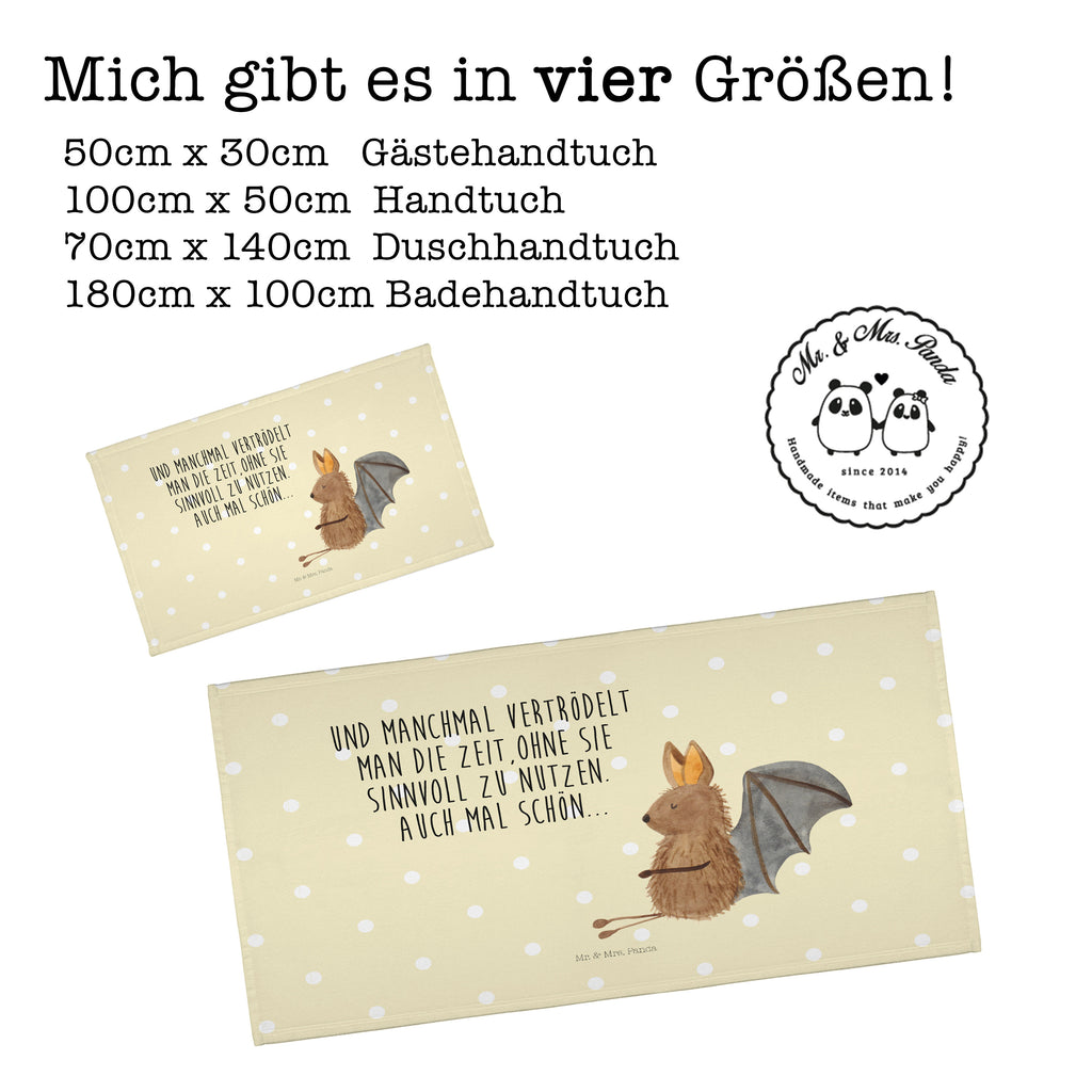 Gäste Handtuch Fledermaus sitzend Gästetuch, Reisehandtuch, Sport Handtuch, Frottier, Kinder Handtuch, Tiermotive, Gute Laune, lustige Sprüche, Tiere, Fledermaus, Fledermäuse, Motivation, entspannen