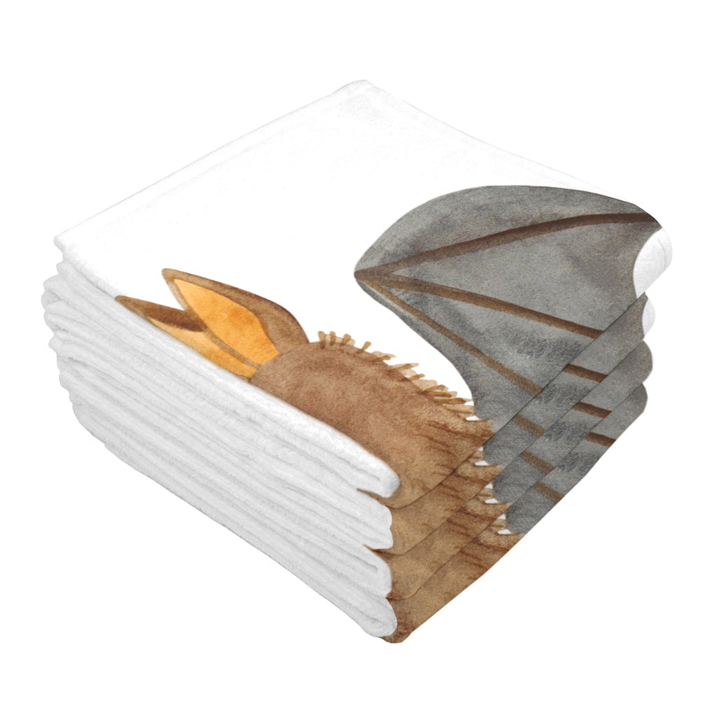 Gäste Handtuch Fledermaus sitzend Gästetuch, Reisehandtuch, Sport Handtuch, Frottier, Kinder Handtuch, Tiermotive, Gute Laune, lustige Sprüche, Tiere, Fledermaus, Fledermäuse, Motivation, entspannen