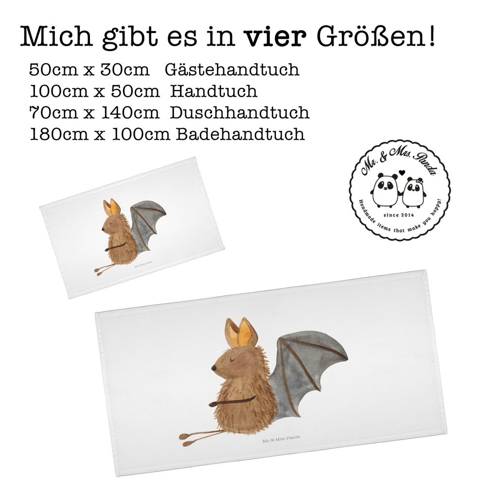 Gäste Handtuch Fledermaus sitzend Gästetuch, Reisehandtuch, Sport Handtuch, Frottier, Kinder Handtuch, Tiermotive, Gute Laune, lustige Sprüche, Tiere, Fledermaus, Fledermäuse, Motivation, entspannen