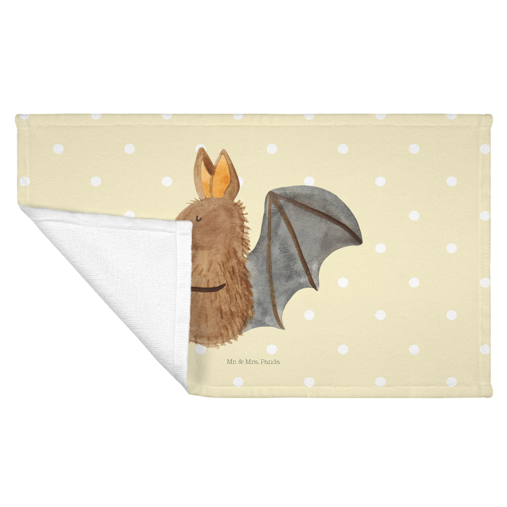 Gäste Handtuch Fledermaus sitzend Gästetuch, Reisehandtuch, Sport Handtuch, Frottier, Kinder Handtuch, Tiermotive, Gute Laune, lustige Sprüche, Tiere, Fledermaus, Fledermäuse, Motivation, entspannen