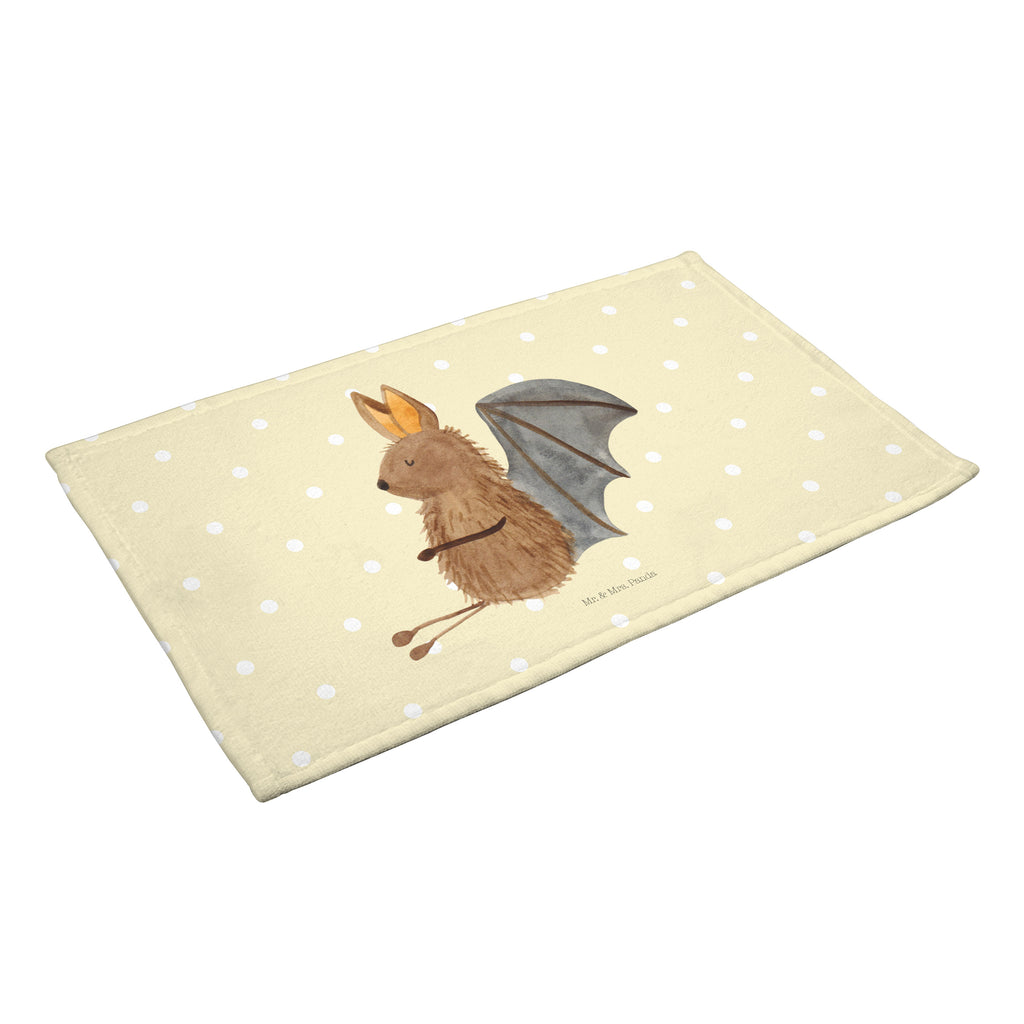 Gäste Handtuch Fledermaus sitzend Gästetuch, Reisehandtuch, Sport Handtuch, Frottier, Kinder Handtuch, Tiermotive, Gute Laune, lustige Sprüche, Tiere, Fledermaus, Fledermäuse, Motivation, entspannen