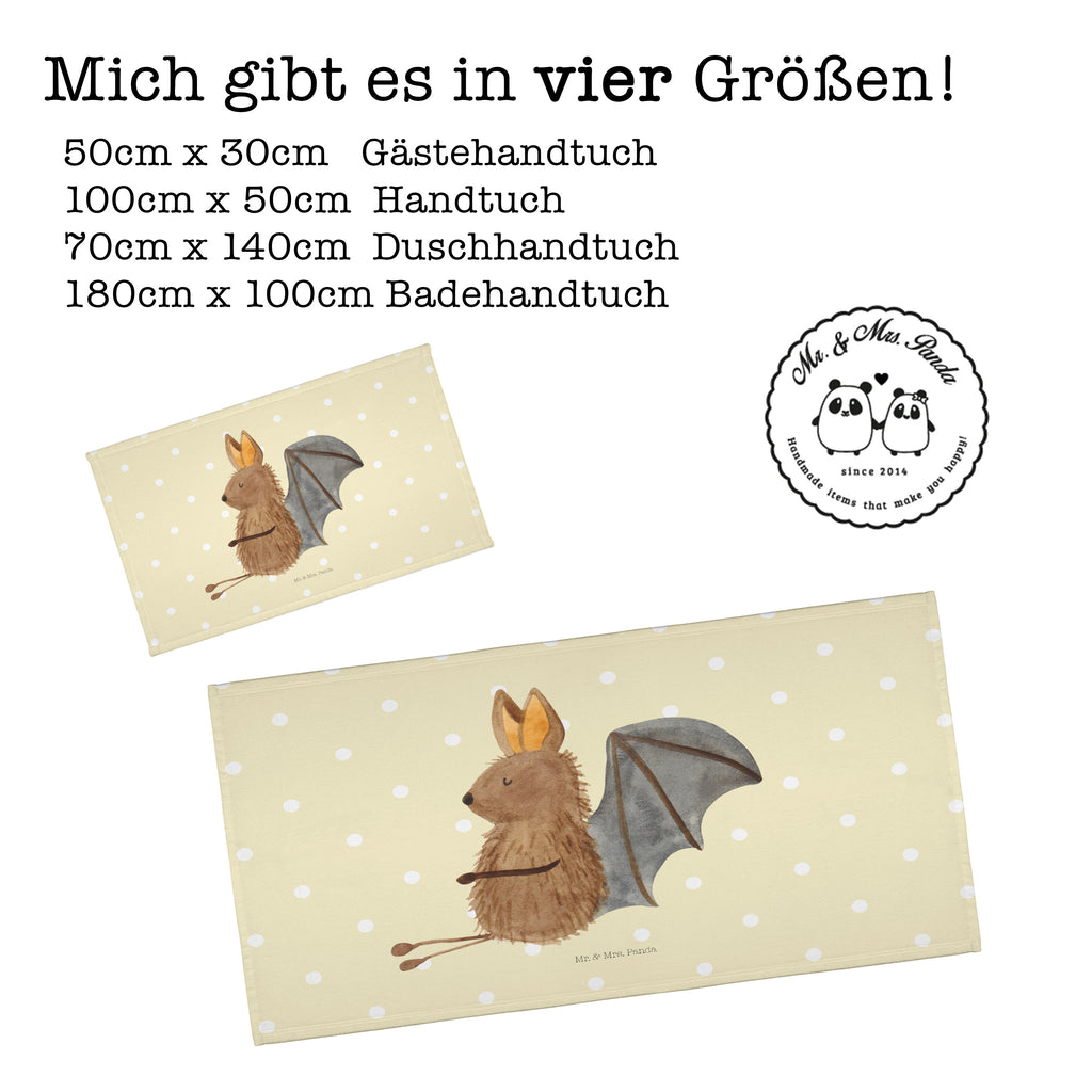 Gäste Handtuch Fledermaus sitzend Gästetuch, Reisehandtuch, Sport Handtuch, Frottier, Kinder Handtuch, Tiermotive, Gute Laune, lustige Sprüche, Tiere, Fledermaus, Fledermäuse, Motivation, entspannen