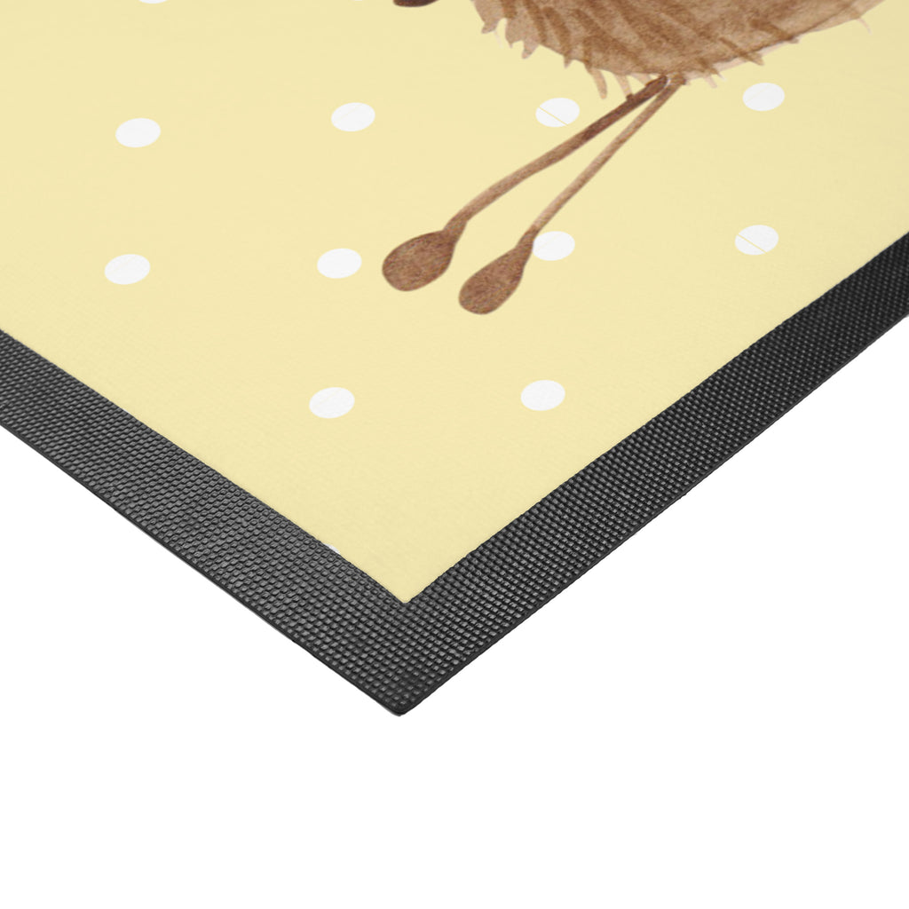 Fußmatte Fledermaus sitzend Fledermaus, Fledermäuse, Motivation, entspannen Türvorleger, Schmutzmatte, Fußabtreter, Matte, Schmutzfänger, Fußabstreifer, Schmutzfangmatte, Türmatte, Motivfußmatte,  Haustürmatte, Vorleger  süße Tiermotive, gute Laune, lustige Sprüche, Tiere