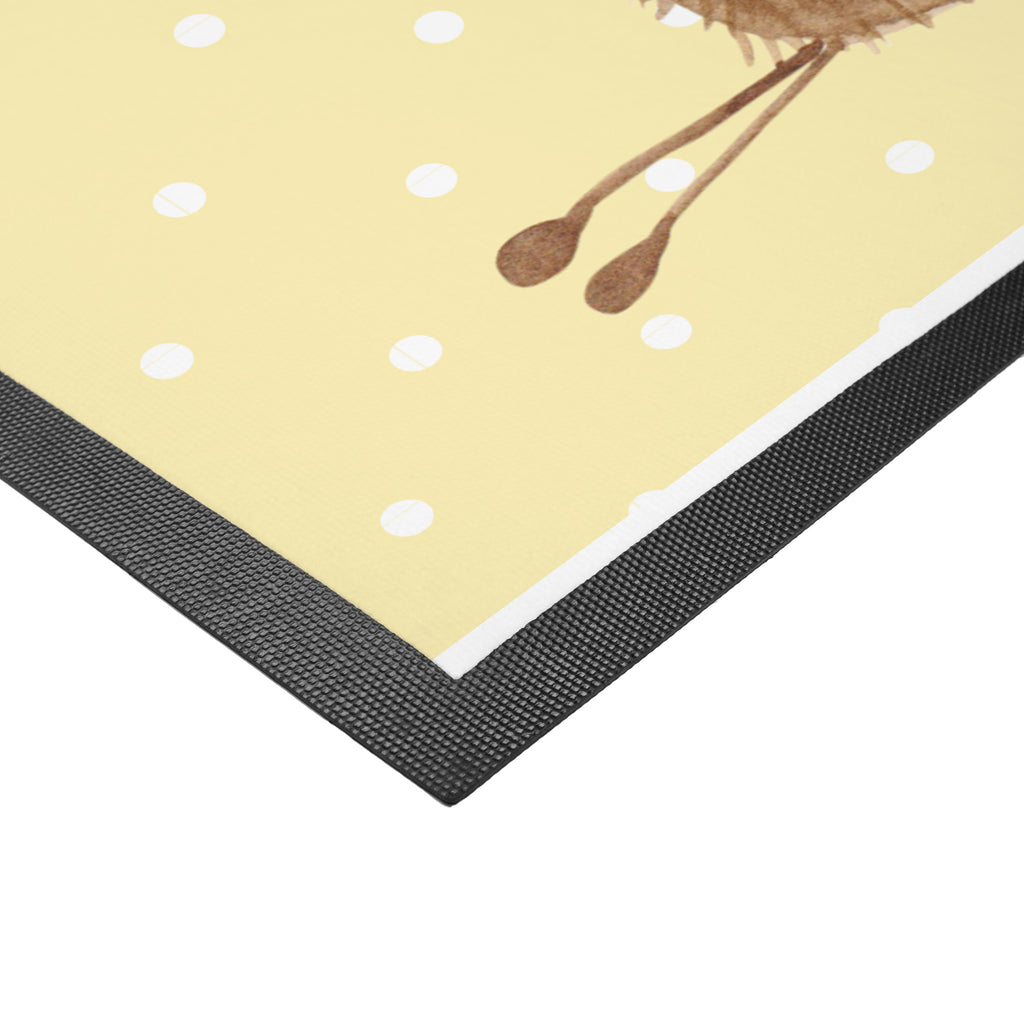 Fußmatte Fledermaus sitzend Fledermaus, Fledermäuse, Motivation, entspannen Türvorleger, Schmutzmatte, Fußabtreter, Matte, Schmutzfänger, Fußabstreifer, Schmutzfangmatte, Türmatte, Motivfußmatte,  Haustürmatte, Vorleger  süße Tiermotive, gute Laune, lustige Sprüche, Tiere