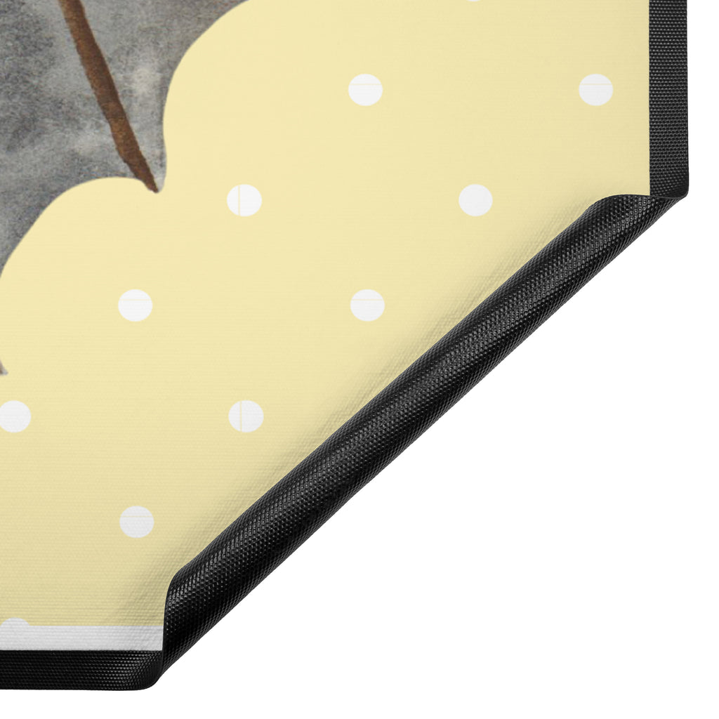 Fußmatte Fledermaus sitzend Fledermaus, Fledermäuse, Motivation, entspannen Türvorleger, Schmutzmatte, Fußabtreter, Matte, Schmutzfänger, Fußabstreifer, Schmutzfangmatte, Türmatte, Motivfußmatte,  Haustürmatte, Vorleger  süße Tiermotive, gute Laune, lustige Sprüche, Tiere