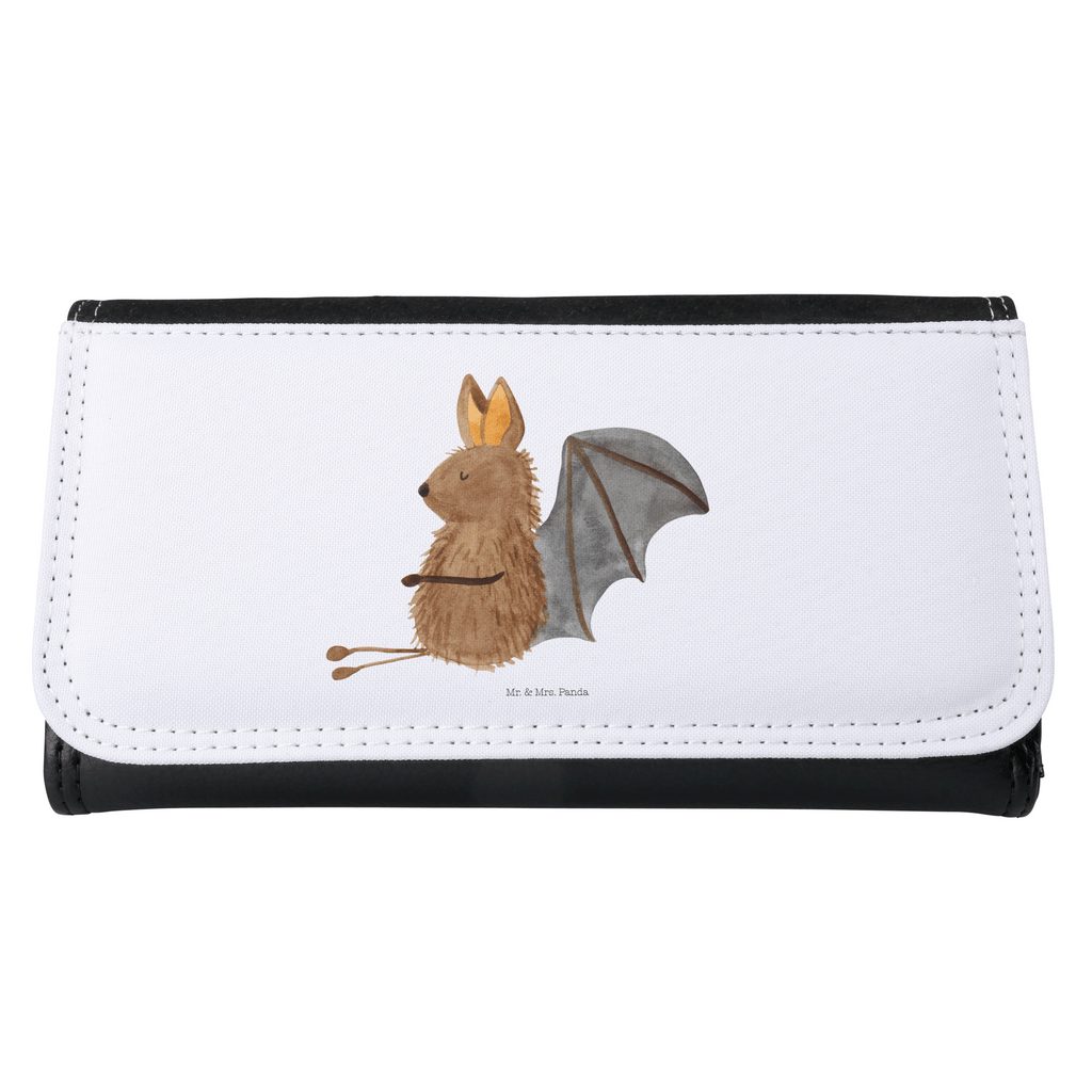Damen Portemonnaie Fledermaus sitzend Portemonnaie, Portemonee, Geldbörse, Damen, Groß, XXL, Geldbeutel, Portemonnaies, Tiermotive, Gute Laune, lustige Sprüche, Tiere, Fledermaus, Fledermäuse, Motivation, entspannen
