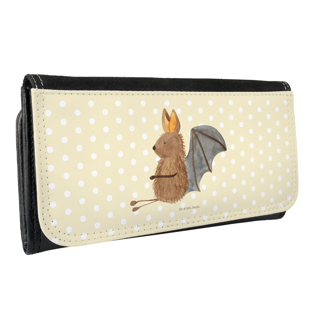 Damen Portemonnaie Fledermaus sitzend Portemonnaie, Portemonee, Geldbörse, Damen, Groß, XXL, Geldbeutel, Portemonnaies, Tiermotive, Gute Laune, lustige Sprüche, Tiere, Fledermaus, Fledermäuse, Motivation, entspannen