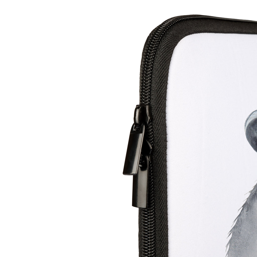 33 x 42 Notebook Tasche Chinchilla mit Blume Notebook Tasche, Laptop, Computertasche, Tasche, Schutzhülle, Tiermotive, Gute Laune, lustige Sprüche, Tiere, Chinchilla, Chinchillas, Liebeskummer, Kummer, Depressionen, traurig sein, Chaos, Glücklichsein, Büro, Büroalltag