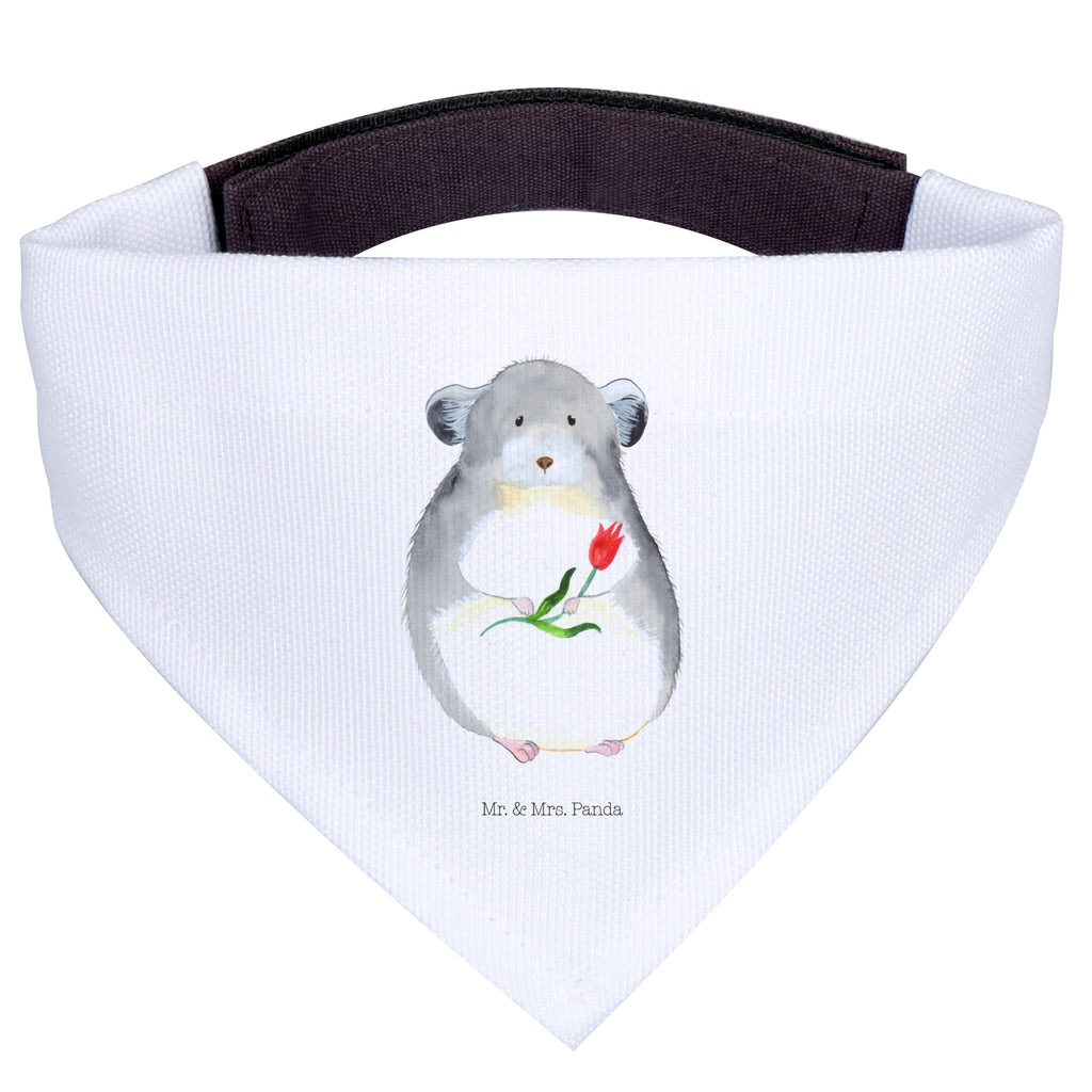 Hundehalstuch L Chinchilla mit Blume Hundehalstuch, Halstuch, Hunde, Tuch, groß, große Hunde, Tiermotive, Gute Laune, lustige Sprüche, Tiere, Chinchilla, Chinchillas, Liebeskummer, Kummer, Depressionen, traurig sein, Chaos, Glücklichsein, Büro, Büroalltag