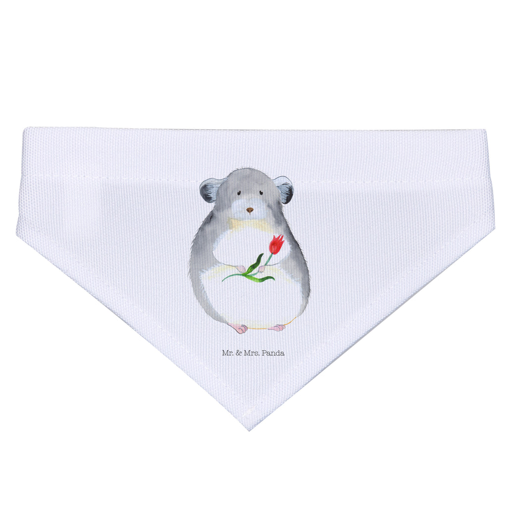 Hundehalstuch L Chinchilla mit Blume Hundehalstuch, Halstuch, Hunde, Tuch, groß, große Hunde, Tiermotive, Gute Laune, lustige Sprüche, Tiere, Chinchilla, Chinchillas, Liebeskummer, Kummer, Depressionen, traurig sein, Chaos, Glücklichsein, Büro, Büroalltag