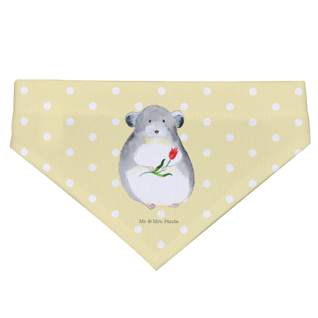 Hundehalstuch L Chinchilla mit Blume Hundehalstuch, Halstuch, Hunde, Tuch, groß, große Hunde, Tiermotive, Gute Laune, lustige Sprüche, Tiere, Chinchilla, Chinchillas, Liebeskummer, Kummer, Depressionen, traurig sein, Chaos, Glücklichsein, Büro, Büroalltag