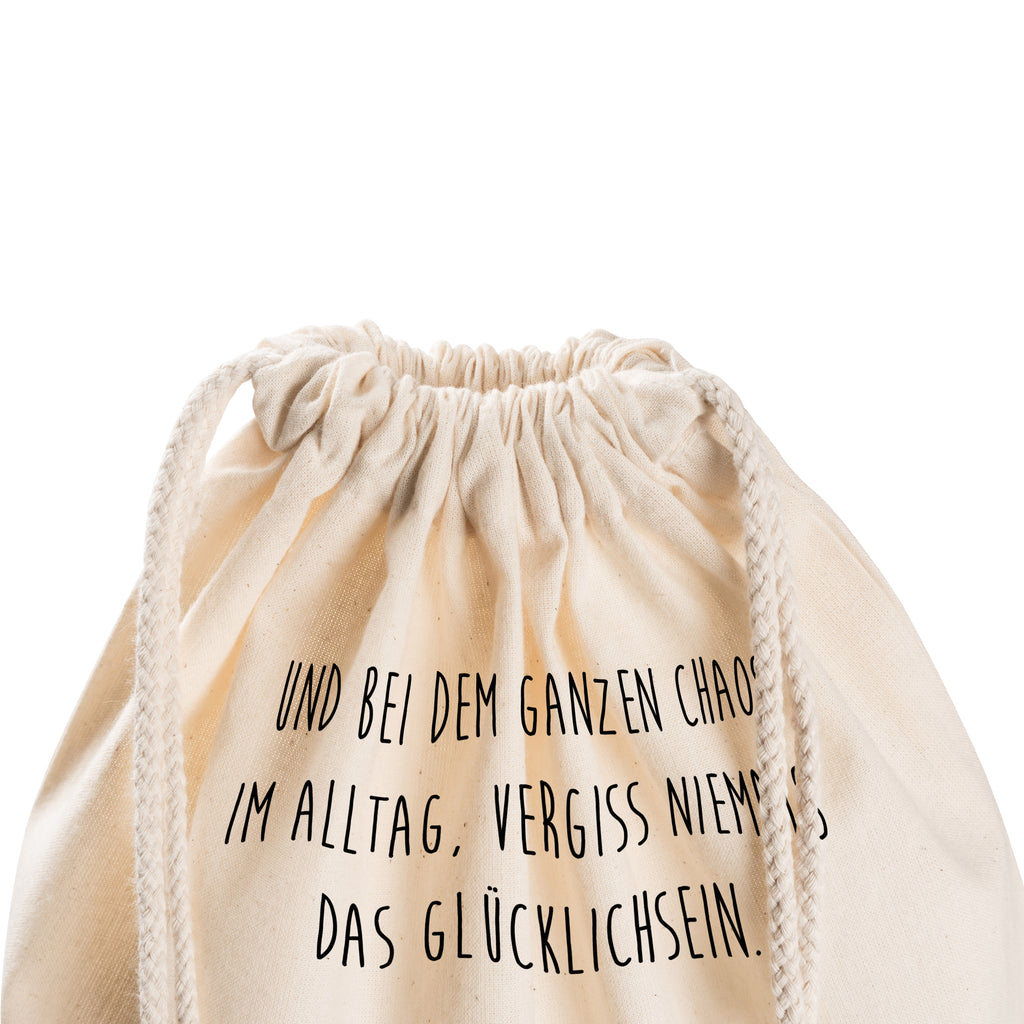 Sportbeutel Chinchilla mit Blume Turnbeutel, Beutel, Sporttasche, Tasche, Stoffbeutel, Tiermotive, Gute Laune, lustige Sprüche, Tiere, Chinchilla, Chinchillas, Liebeskummer, Kummer, Depressionen, traurig sein, Chaos, Glücklichsein, Büro, Büroalltag