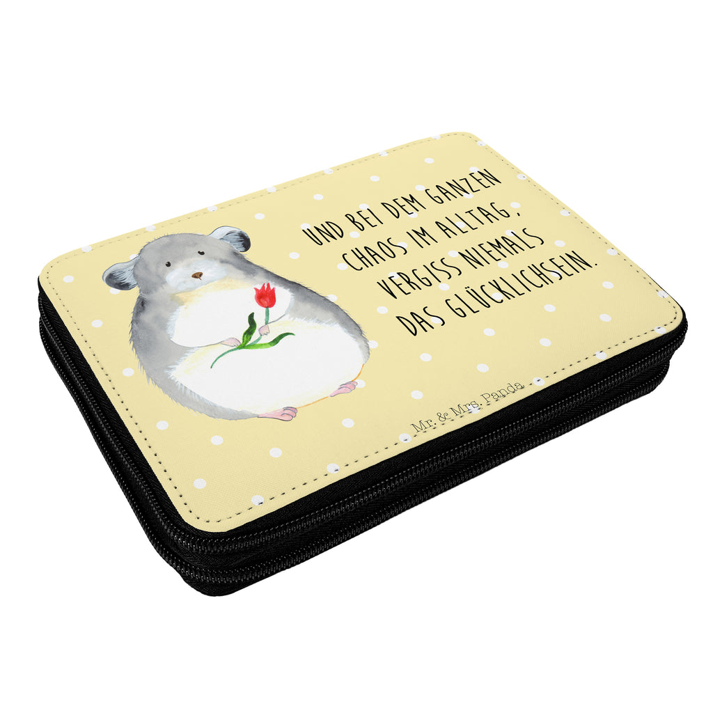 Federmappe Chinchilla mit Blume Federmappe, Stiftetasche, Stifte Etui, Schule, Einschulung, Geschenk, Kind, Schüler, Schülerin, Stifterolle, Federmäppchen, Motiv, Grundschule, Federmäppchen bedruckt, Büro Stifte Etui, Bestückte Federmappe, Kinder Federmappe, Federmappe Einschulung, Tiermotive, Gute Laune, lustige Sprüche, Tiere, Chinchilla, Chinchillas, Liebeskummer, Kummer, Depressionen, traurig sein, Chaos, Glücklichsein, Büro, Büroalltag