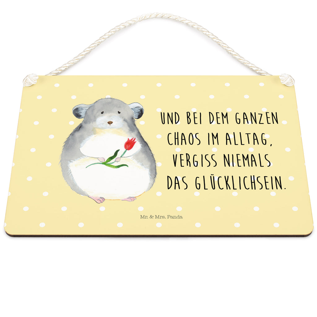 Deko Schild Chinchilla mit Blume Dekoschild, Deko Schild, Schild, Tür Schild, Türschild, Holzschild, Wandschild, Wanddeko, Tiermotive, Gute Laune, lustige Sprüche, Tiere, Chinchilla, Chinchillas, Liebeskummer, Kummer, Depressionen, traurig sein, Chaos, Glücklichsein, Büro, Büroalltag