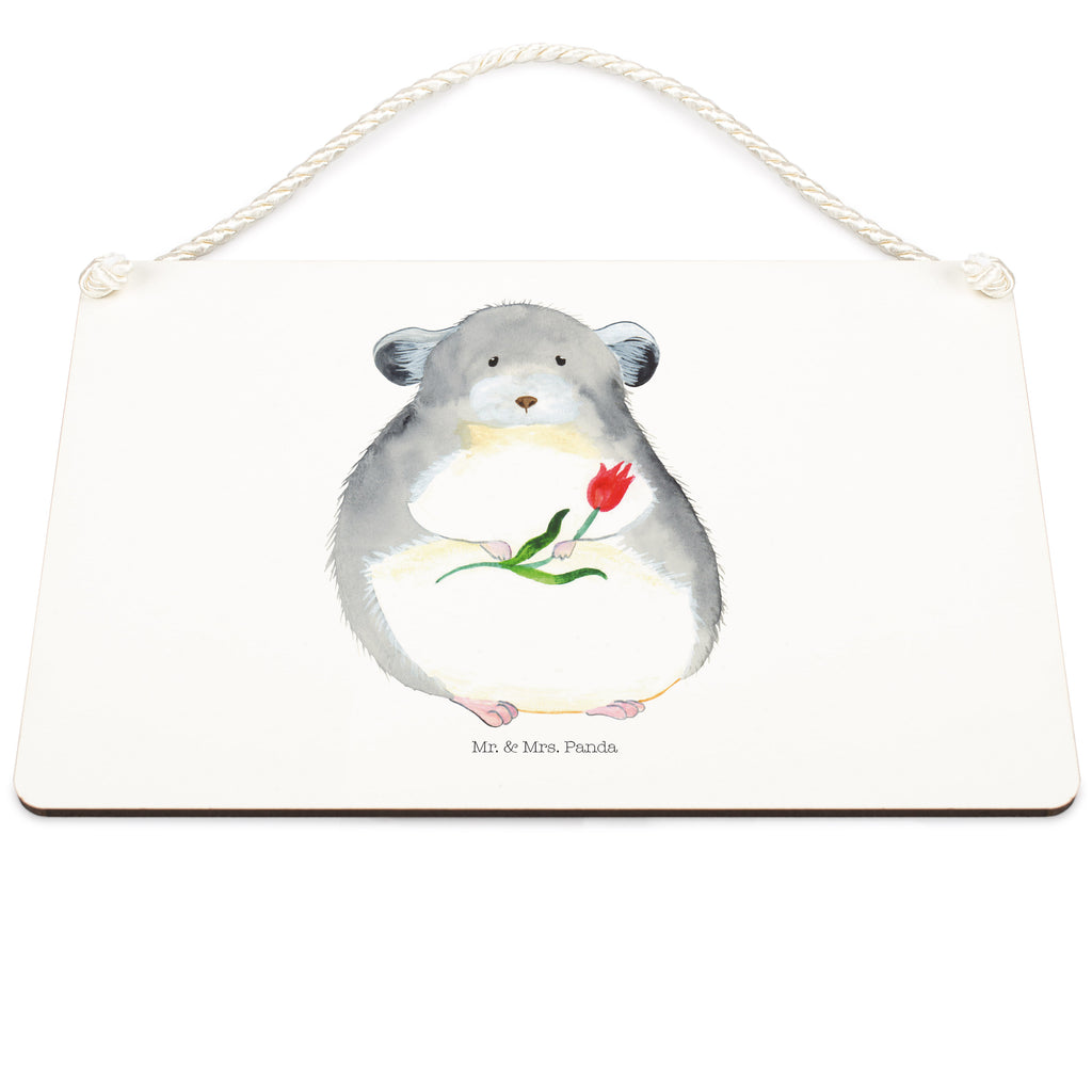 Deko Schild Chinchilla mit Blume Dekoschild, Deko Schild, Schild, Tür Schild, Türschild, Holzschild, Wandschild, Wanddeko, Tiermotive, Gute Laune, lustige Sprüche, Tiere, Chinchilla, Chinchillas, Liebeskummer, Kummer, Depressionen, traurig sein, Chaos, Glücklichsein, Büro, Büroalltag