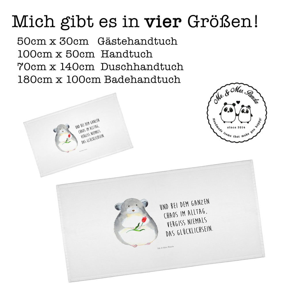 50 x 100 Handtuch Chinchilla mit Blume Handtuch, Badehandtuch, Badezimmer, Handtücher, groß, Kinder, Baby, Tiermotive, Gute Laune, lustige Sprüche, Tiere, Chinchilla, Chinchillas, Liebeskummer, Kummer, Depressionen, traurig sein, Chaos, Glücklichsein, Büro, Büroalltag