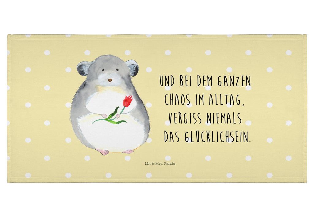 50 x 100 Handtuch Chinchilla mit Blume Handtuch, Badehandtuch, Badezimmer, Handtücher, groß, Kinder, Baby, Tiermotive, Gute Laune, lustige Sprüche, Tiere, Chinchilla, Chinchillas, Liebeskummer, Kummer, Depressionen, traurig sein, Chaos, Glücklichsein, Büro, Büroalltag