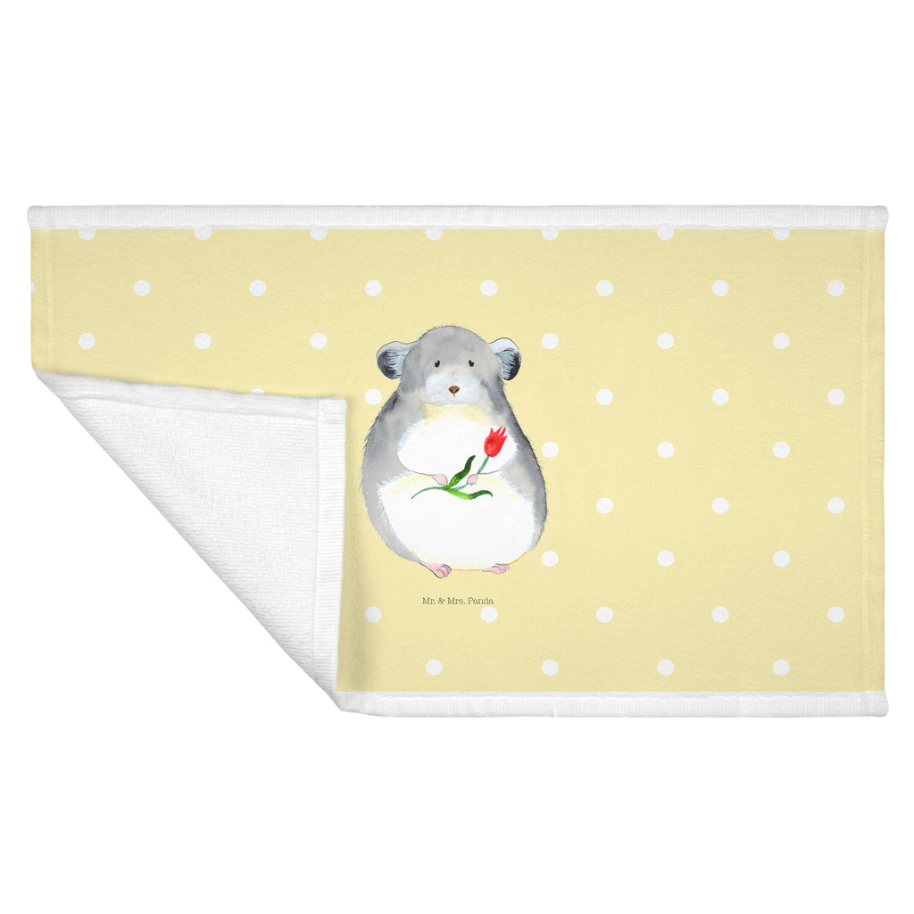 50 x 100 Handtuch Chinchilla mit Blume Handtuch, Badehandtuch, Badezimmer, Handtücher, groß, Kinder, Baby, Tiermotive, Gute Laune, lustige Sprüche, Tiere, Chinchilla, Chinchillas, Liebeskummer, Kummer, Depressionen, traurig sein, Chaos, Glücklichsein, Büro, Büroalltag