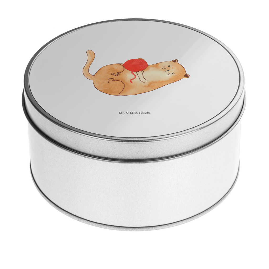 Blechdose rund Katzen Wollknäul Metalldose, Keksdose, Dose, Vorratsdose, Geschenkbox, Katze, Katzenmotiv, Katzenfan, Katzendeko, Katzenfreund, Katzenliebhaber, Katzenprodukte, Katzenartikel, Katzenaccessoires, Katzensouvenirs, Katzenliebhaberprodukte, Katzenmotive, Katzen, Kater, Mietze, Cat, Cats, Katzenhalter, Katzenbesitzerin, Haustier, Wollknäuel, Wolle, Spielen, Spiel, verspielt