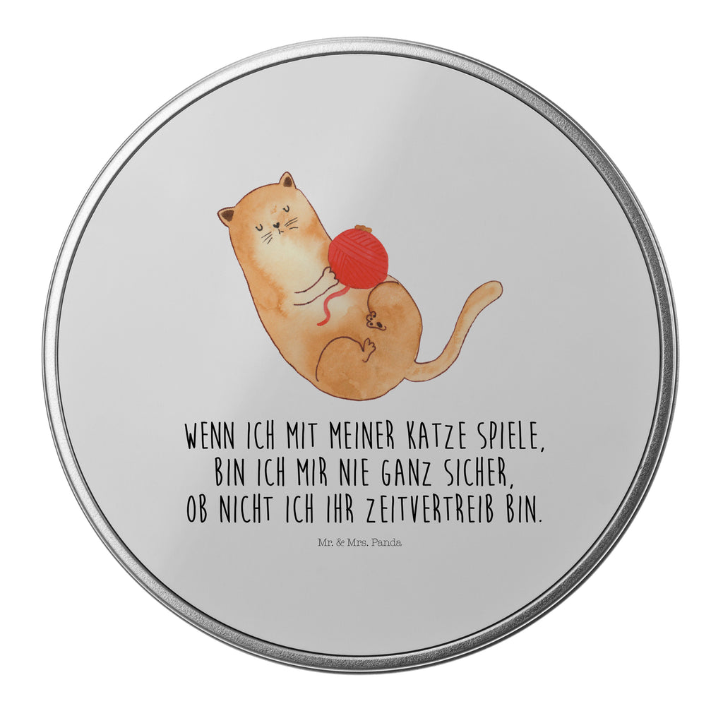 Blechdose rund Katzen Wollknäul Metalldose, Keksdose, Dose, Vorratsdose, Geschenkbox, Katze, Katzenmotiv, Katzenfan, Katzendeko, Katzenfreund, Katzenliebhaber, Katzenprodukte, Katzenartikel, Katzenaccessoires, Katzensouvenirs, Katzenliebhaberprodukte, Katzenmotive, Katzen, Kater, Mietze, Cat, Cats, Katzenhalter, Katzenbesitzerin, Haustier, Wollknäuel, Wolle, Spielen, Spiel, verspielt