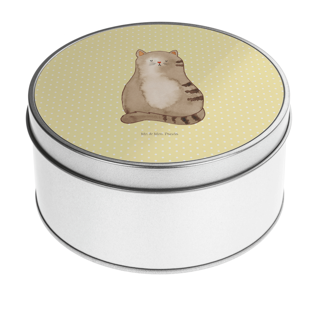 Blechdose rund Katze sitzend Metalldose, Keksdose, Dose, Vorratsdose, Geschenkbox, Katze, Katzenmotiv, Katzenfan, Katzendeko, Katzenfreund, Katzenliebhaber, Katzenprodukte, Katzenartikel, Katzenaccessoires, Katzensouvenirs, Katzenliebhaberprodukte, Katzenmotive, Katzen, Kater, Mietze, Cat, Cats, Katzenhalter, Katzenbesitzerin, Haustier, Katzenliebe, Lebensinhalt, Liebe, Mittelpunkt, Familie
