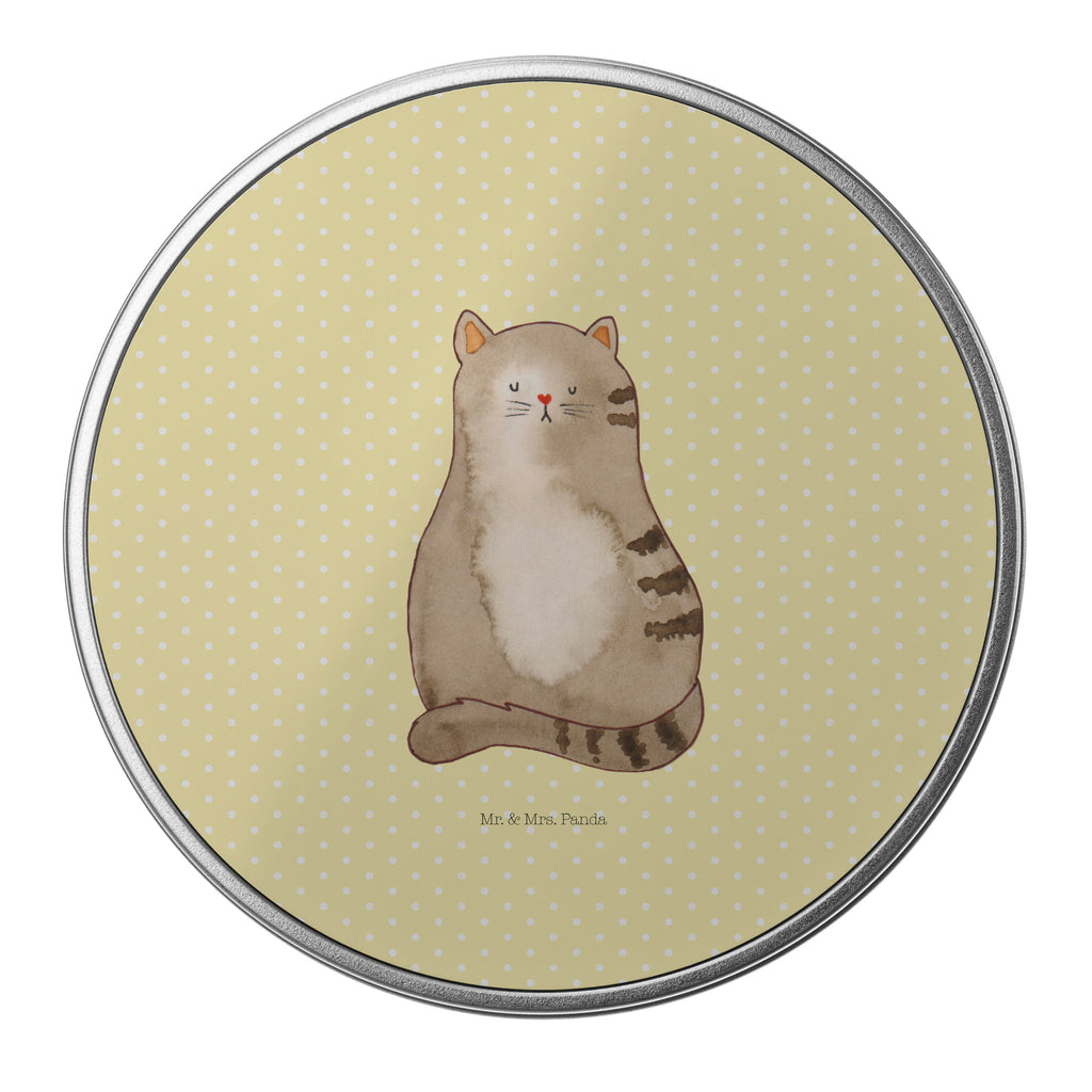 Blechdose rund Katze sitzend Metalldose, Keksdose, Dose, Vorratsdose, Geschenkbox, Katze, Katzenmotiv, Katzenfan, Katzendeko, Katzenfreund, Katzenliebhaber, Katzenprodukte, Katzenartikel, Katzenaccessoires, Katzensouvenirs, Katzenliebhaberprodukte, Katzenmotive, Katzen, Kater, Mietze, Cat, Cats, Katzenhalter, Katzenbesitzerin, Haustier, Katzenliebe, Lebensinhalt, Liebe, Mittelpunkt, Familie