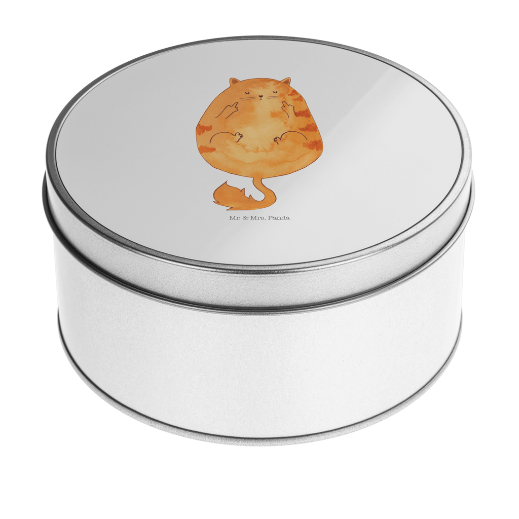 Blechdose rund Katze Mittelfinger Metalldose, Keksdose, Dose, Vorratsdose, Geschenkbox, Katze, Katzenmotiv, Katzenfan, Katzendeko, Katzenfreund, Katzenliebhaber, Katzenprodukte, Katzenartikel, Katzenaccessoires, Katzensouvenirs, Katzenliebhaberprodukte, Katzenmotive, Katzen, Kater, Mietze, Cat, Cats