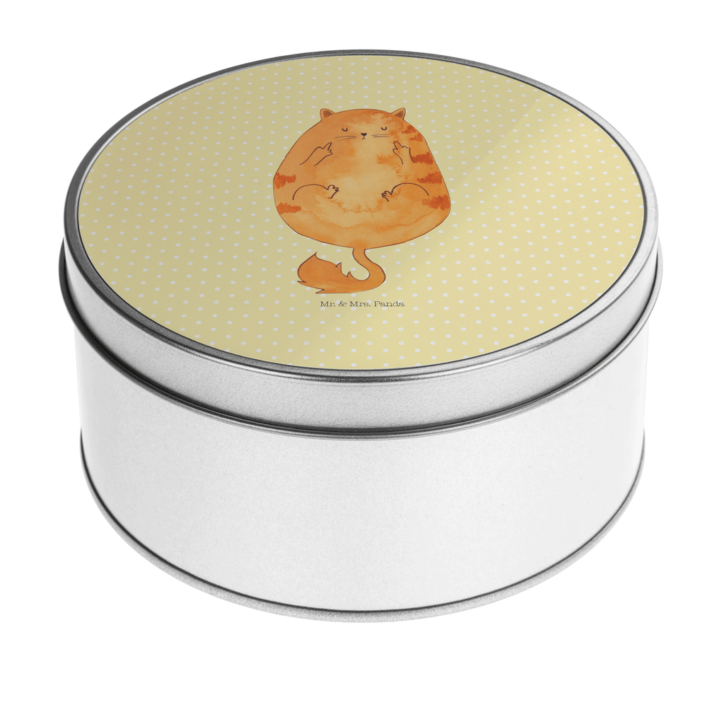 Blechdose rund Katze Mittelfinger Metalldose, Keksdose, Dose, Vorratsdose, Geschenkbox, Katze, Katzenmotiv, Katzenfan, Katzendeko, Katzenfreund, Katzenliebhaber, Katzenprodukte, Katzenartikel, Katzenaccessoires, Katzensouvenirs, Katzenliebhaberprodukte, Katzenmotive, Katzen, Kater, Mietze, Cat, Cats