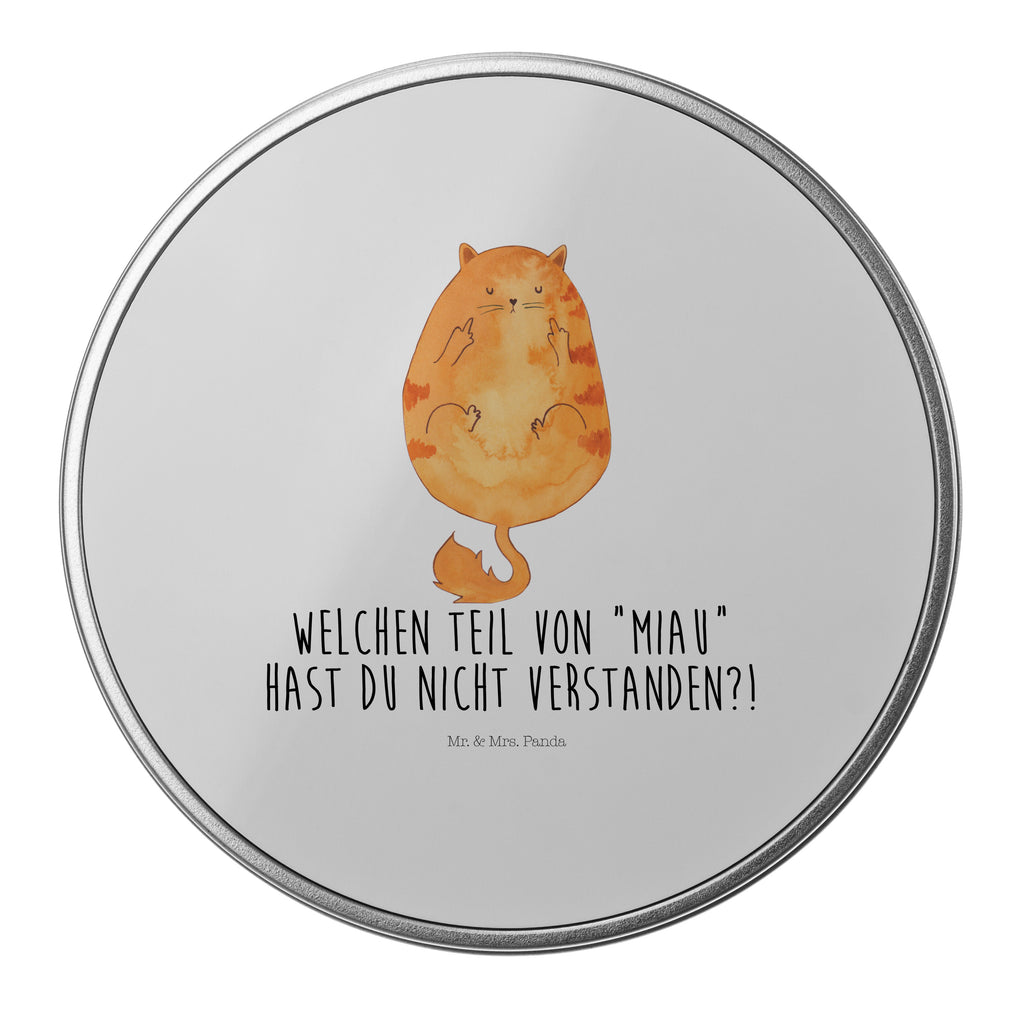 Blechdose rund Katze Mittelfinger Metalldose, Keksdose, Dose, Vorratsdose, Geschenkbox, Katze, Katzenmotiv, Katzenfan, Katzendeko, Katzenfreund, Katzenliebhaber, Katzenprodukte, Katzenartikel, Katzenaccessoires, Katzensouvenirs, Katzenliebhaberprodukte, Katzenmotive, Katzen, Kater, Mietze, Cat, Cats
