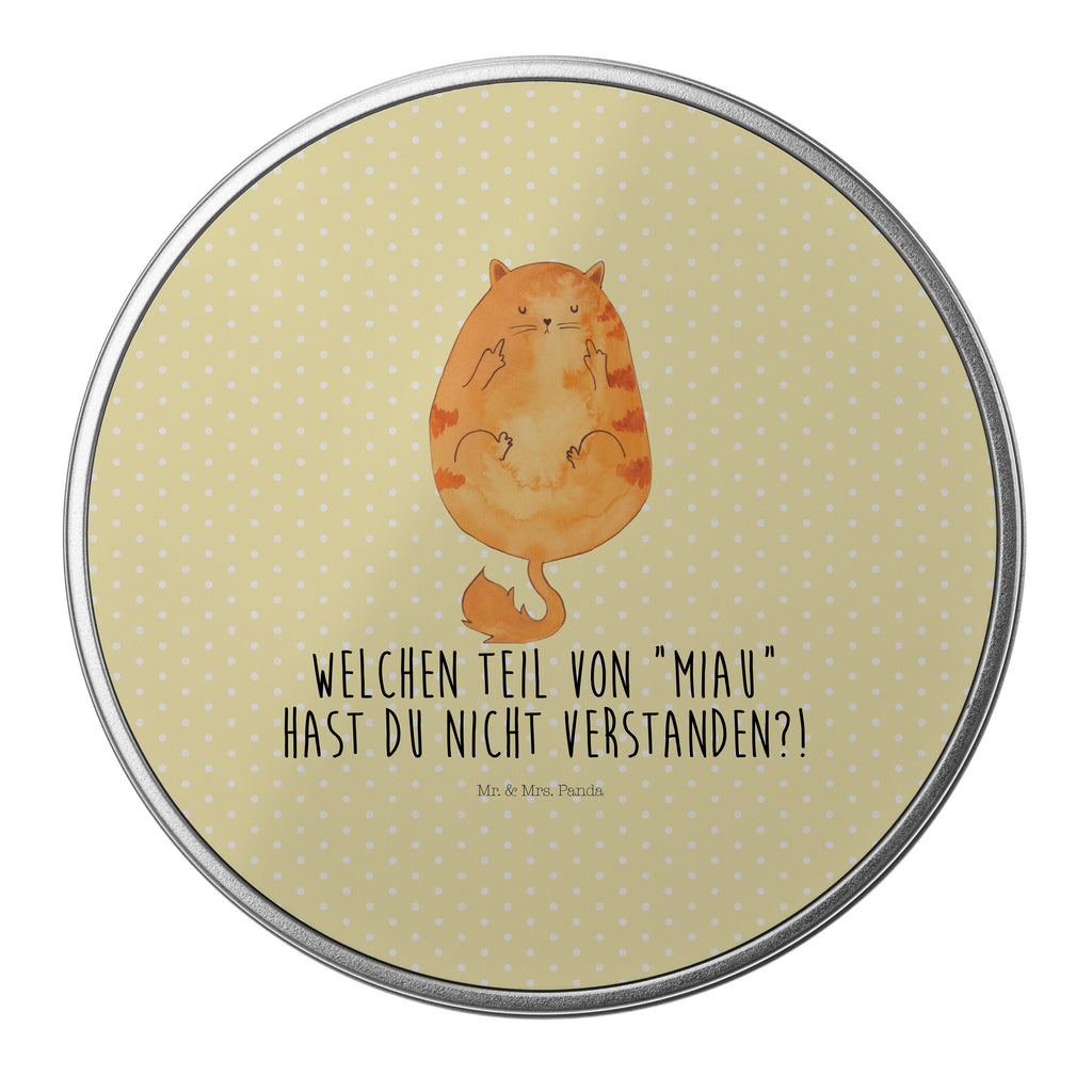 Blechdose rund Katze Mittelfinger Metalldose, Keksdose, Dose, Vorratsdose, Geschenkbox, Katze, Katzenmotiv, Katzenfan, Katzendeko, Katzenfreund, Katzenliebhaber, Katzenprodukte, Katzenartikel, Katzenaccessoires, Katzensouvenirs, Katzenliebhaberprodukte, Katzenmotive, Katzen, Kater, Mietze, Cat, Cats