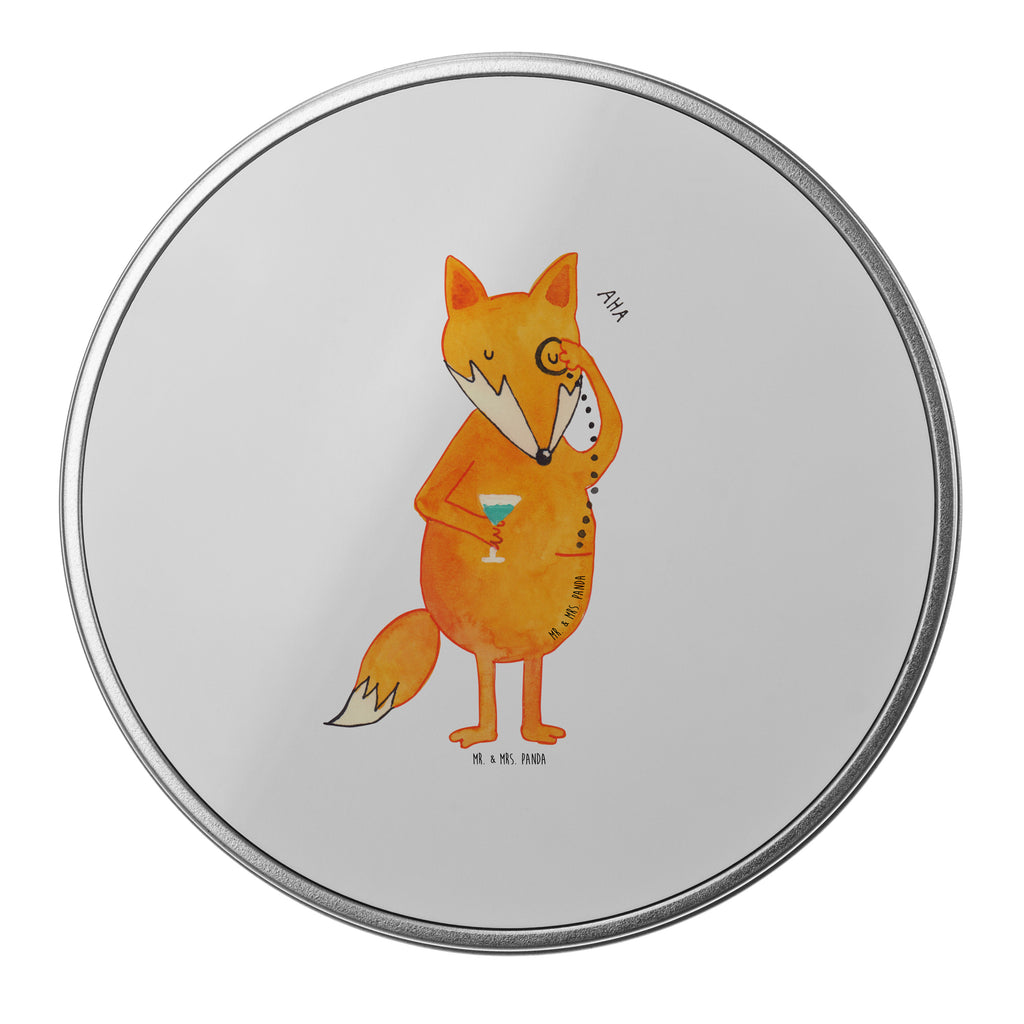 Blechdose rund Fuchs Lord Metalldose, Keksdose, Dose, Vorratsdose, Geschenkbox, Fuchs, Füchse, tröstende Worte, Spruch lustig, Liebeskummer Geschenk, Motivation Spruch, Problemlösung