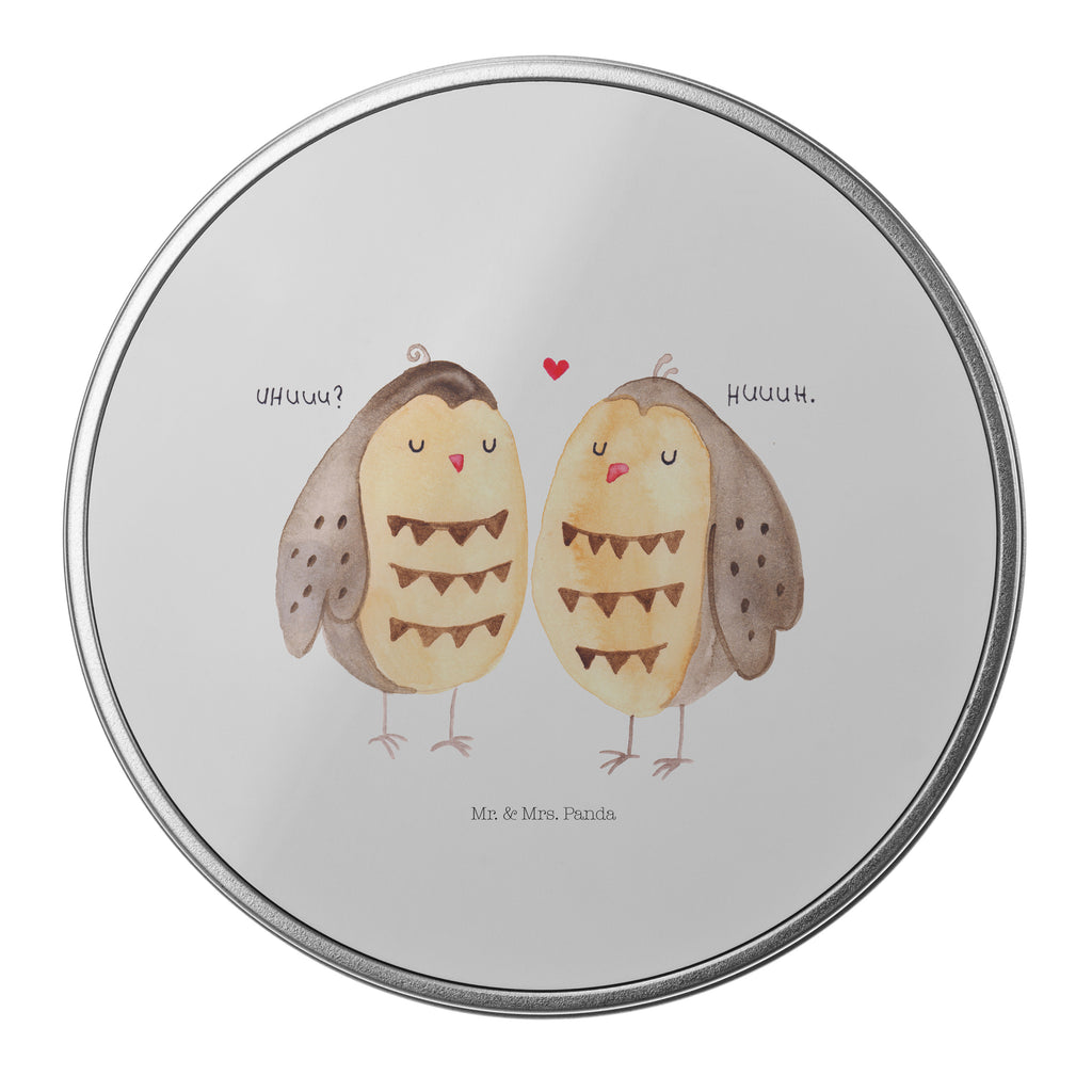 Blechdose rund Eule Liebe Metalldose, Keksdose, Dose, Vorratsdose, Geschenkbox, Eule, Eule Deko, Liebe, Hochzeit Spruch, Owl, All you need is love, Liebe Spruch, Freundin Geschenk, Freund, Wortspiel lustig
