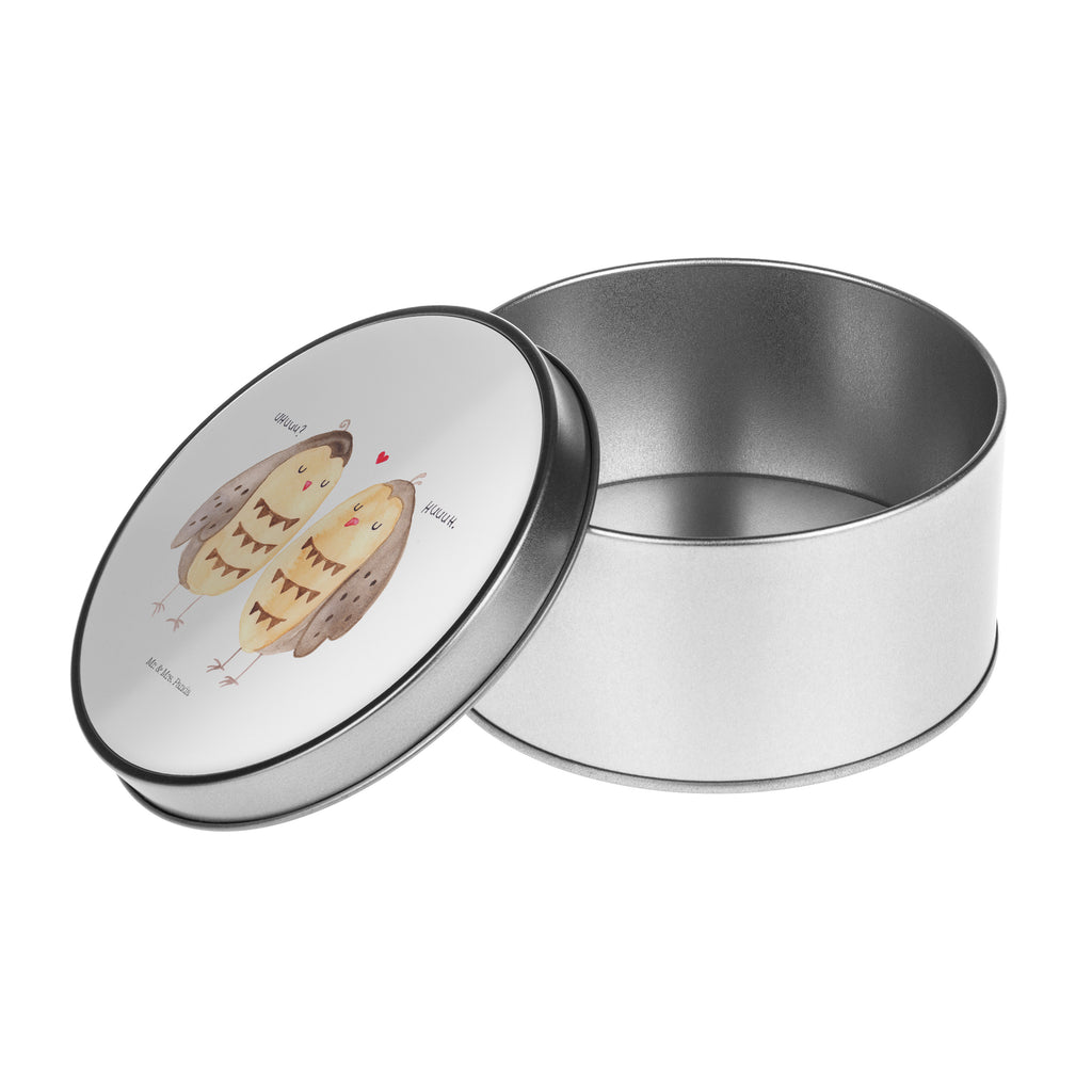 Blechdose rund Eule Liebe Metalldose, Keksdose, Dose, Vorratsdose, Geschenkbox, Eule, Eule Deko, Liebe, Hochzeit Spruch, Owl, All you need is love, Liebe Spruch, Freundin Geschenk, Freund, Wortspiel lustig